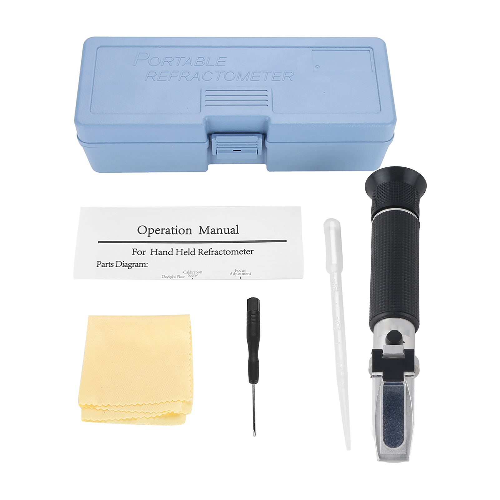 Optisches Refraktometer Für Meerwasseraquarien (selinometer 0 Bis 10 %) Mit Etui