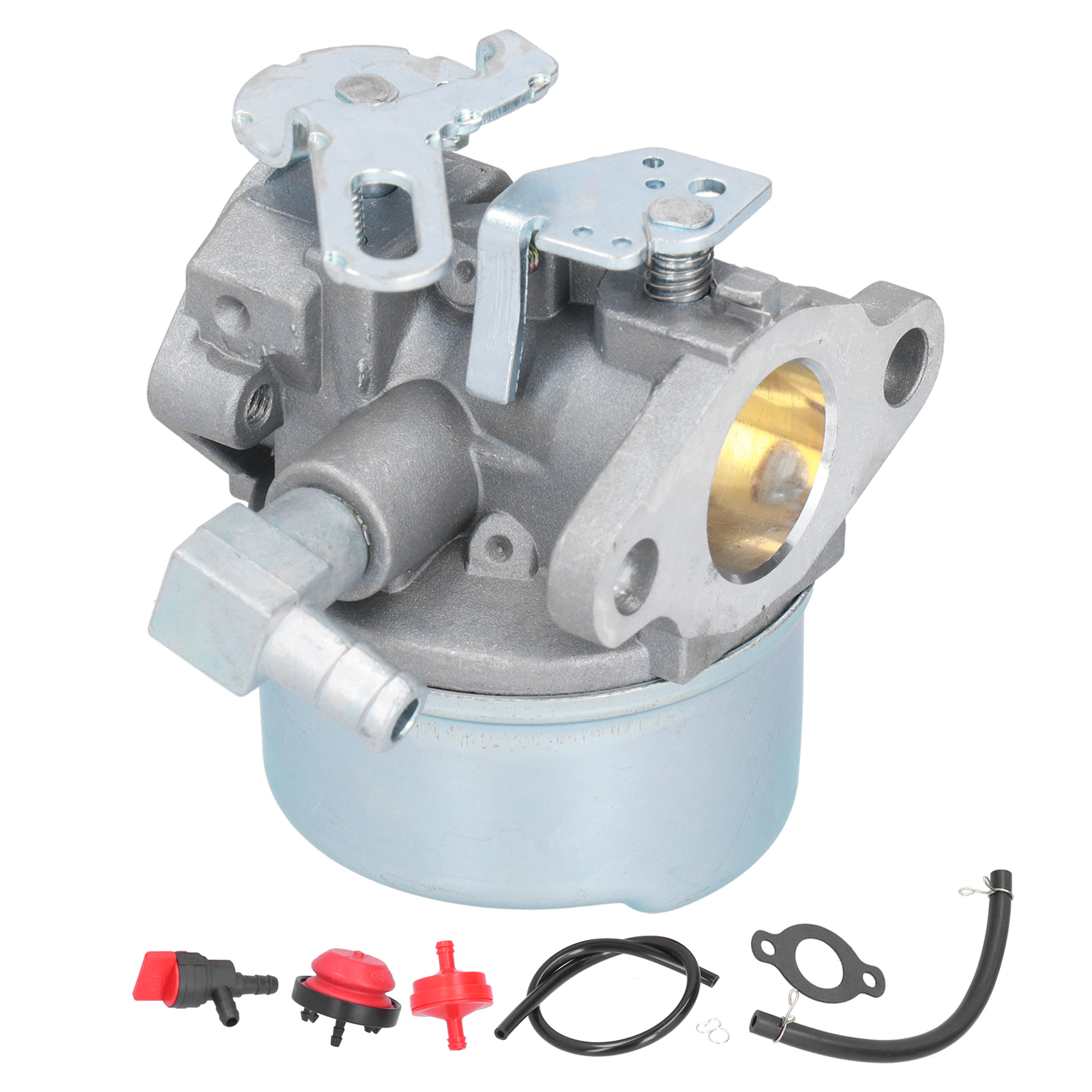Vergaser-reparatursatz Mit Kraftstoffleitung, Filter Und Papierdichtung Für Tecumseh 5 Ps Mtd 632107a 632107 640084 640084a