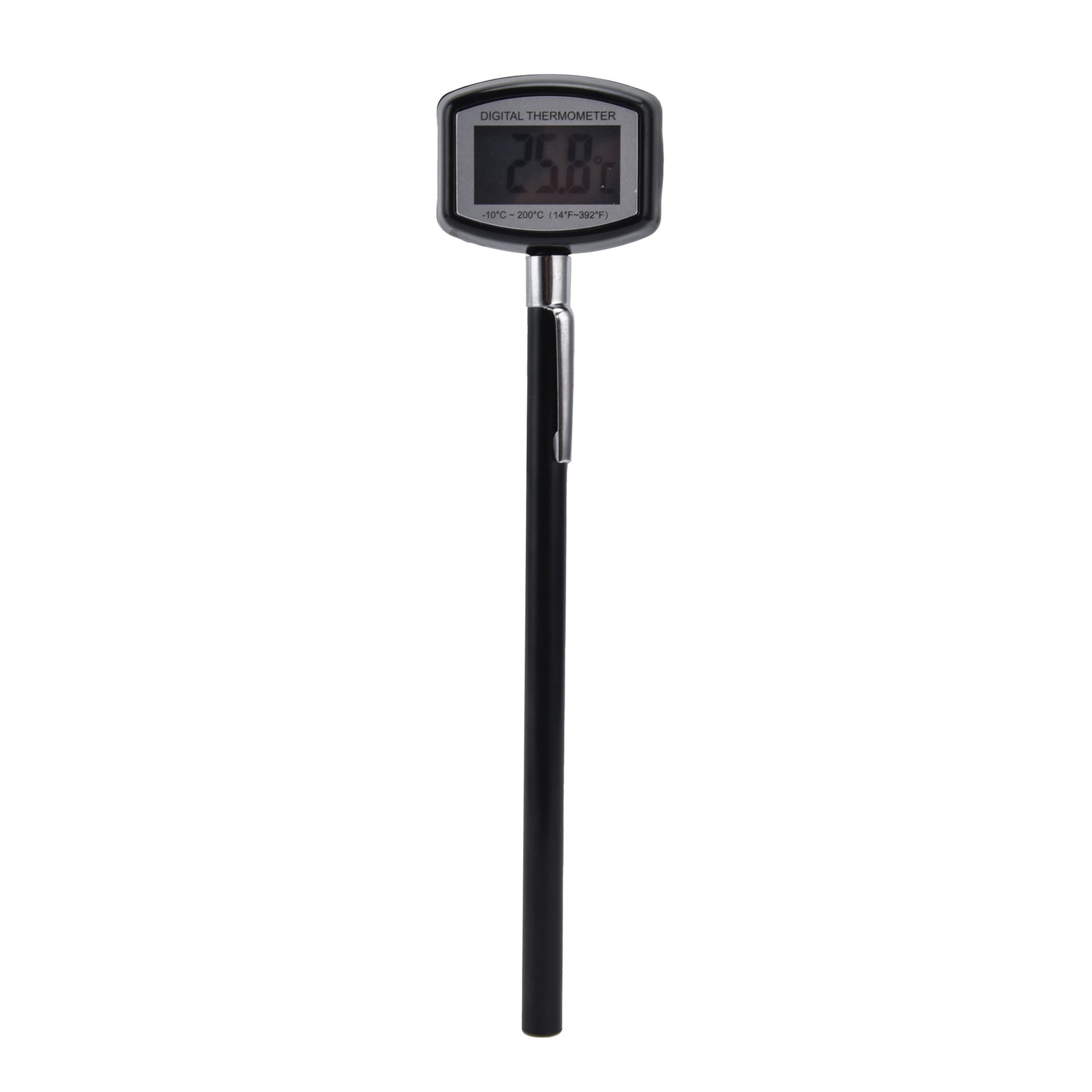 Digitales Lebensmittelthermometer Mit Lcd-bildschirm Und 134-mm-sonde Für Grillen, Kochen, Fleisch Und Backöfen
