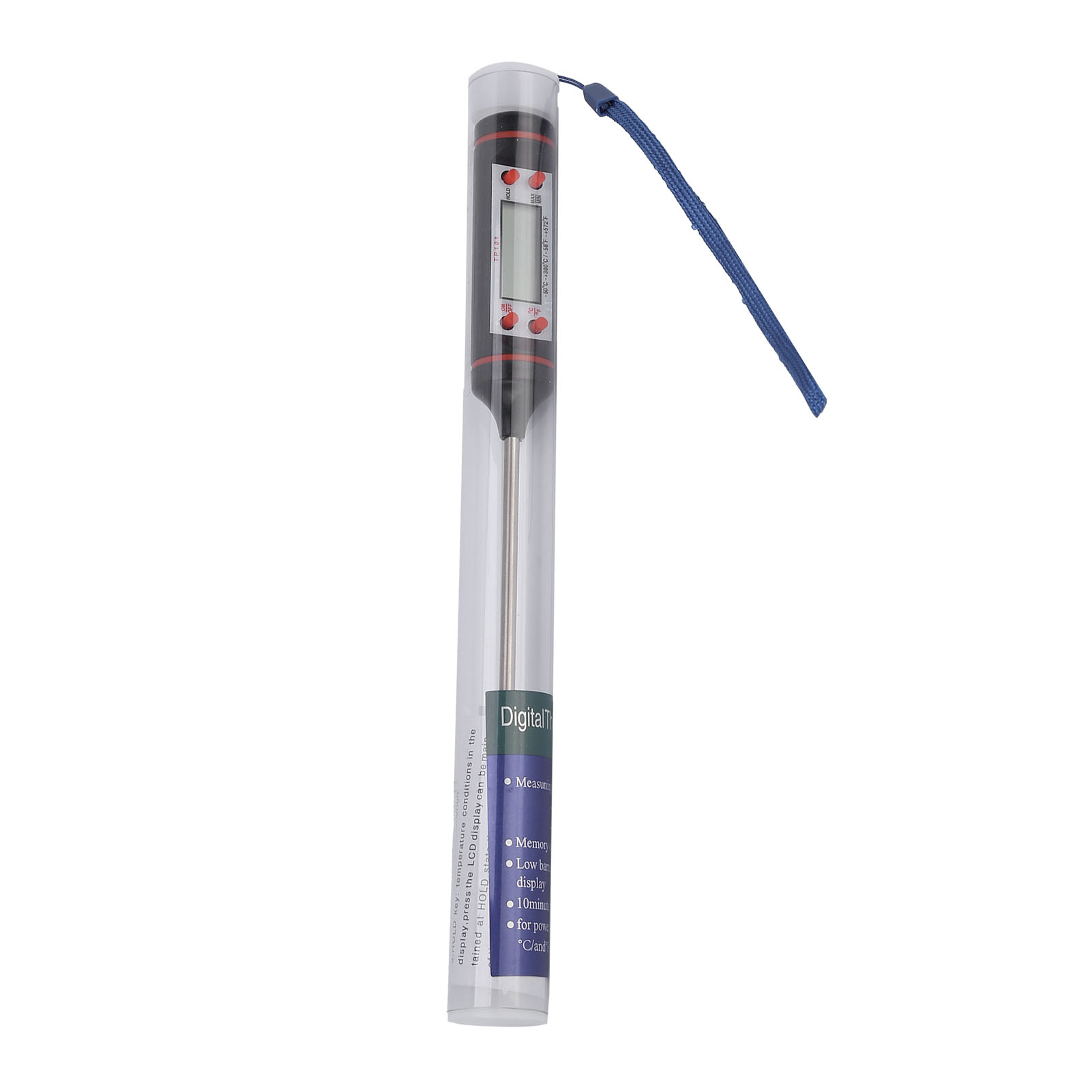 Stiftthermometer Für Flüssigkeiten, Vielseitig Einsetzbar In Der Küche, Temperaturkontrolle Beim Grillen, Für Lebensmittel Und Fleisch.