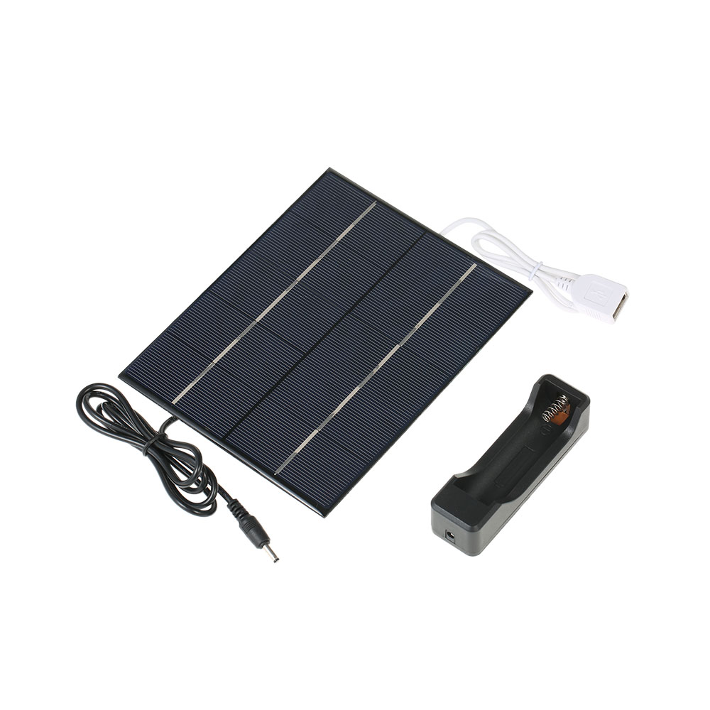 3,5-w-5-v-solarpanel Aus Polykristallinem Silizium Mit Usb-anschluss Zum Laden Von Lithium-batterien Und Mobiltelefonen