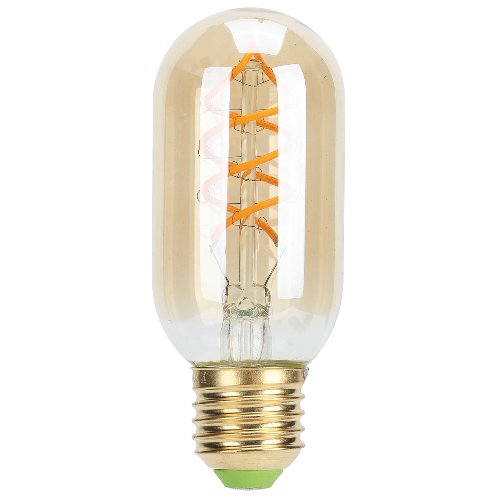 E27 4w Doppelspiral-retro-led-lampe, Flexibler Glühfaden, Warmweißes Licht, 220v