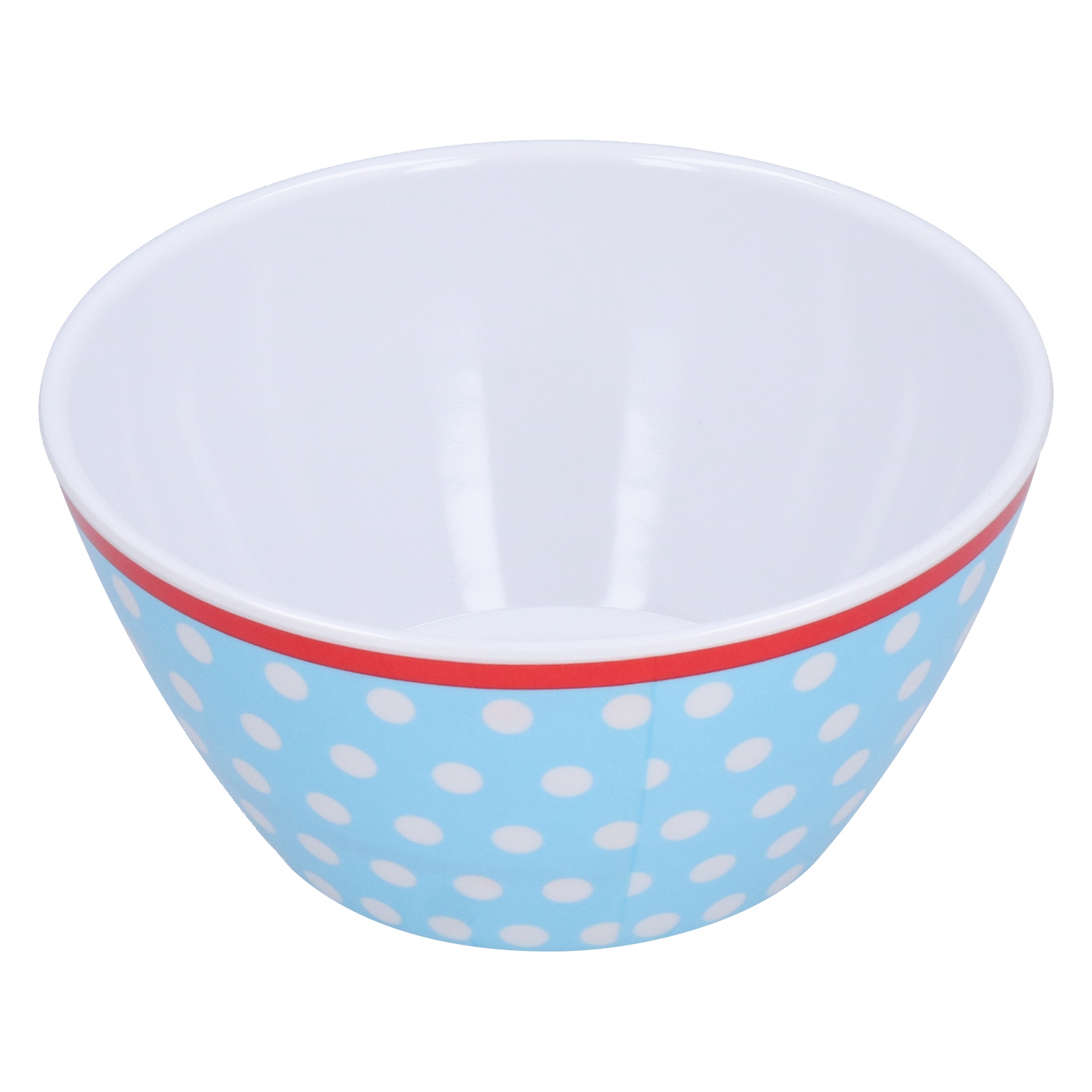 500-ml-salatschüssel Mit Blau-kariertem Muster, Melamin, Fleckenabweisend, Für Snacks, Desserts, Joghurt, Obst, Kochen, 14,6 Cm