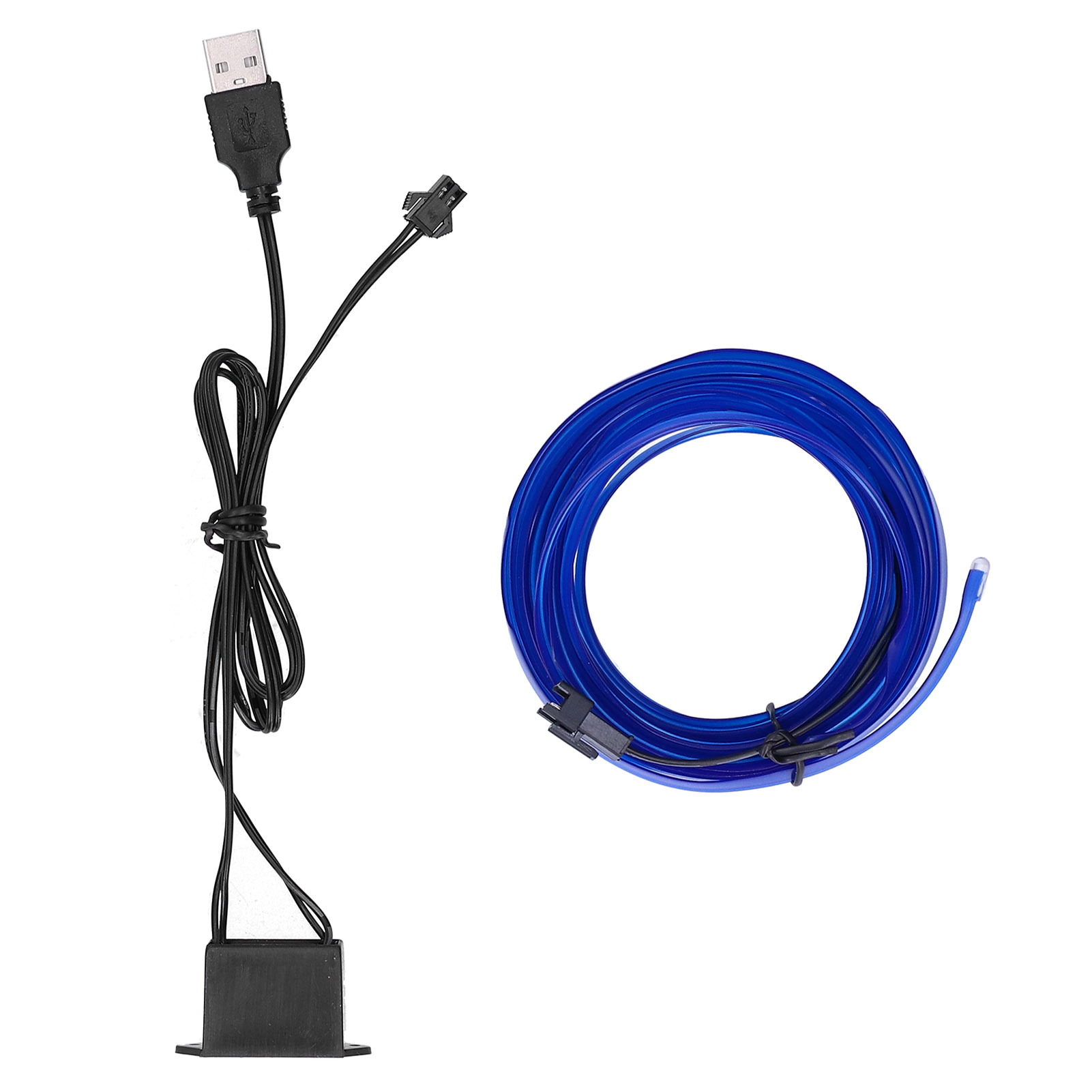 3 M Langer, Flexibler Led-lichtstreifen Für Die Ambientebeleuchtung Im Auto, 5 V, Blau, Für Die Innenausstattung, Usb-anschluss, Pvc