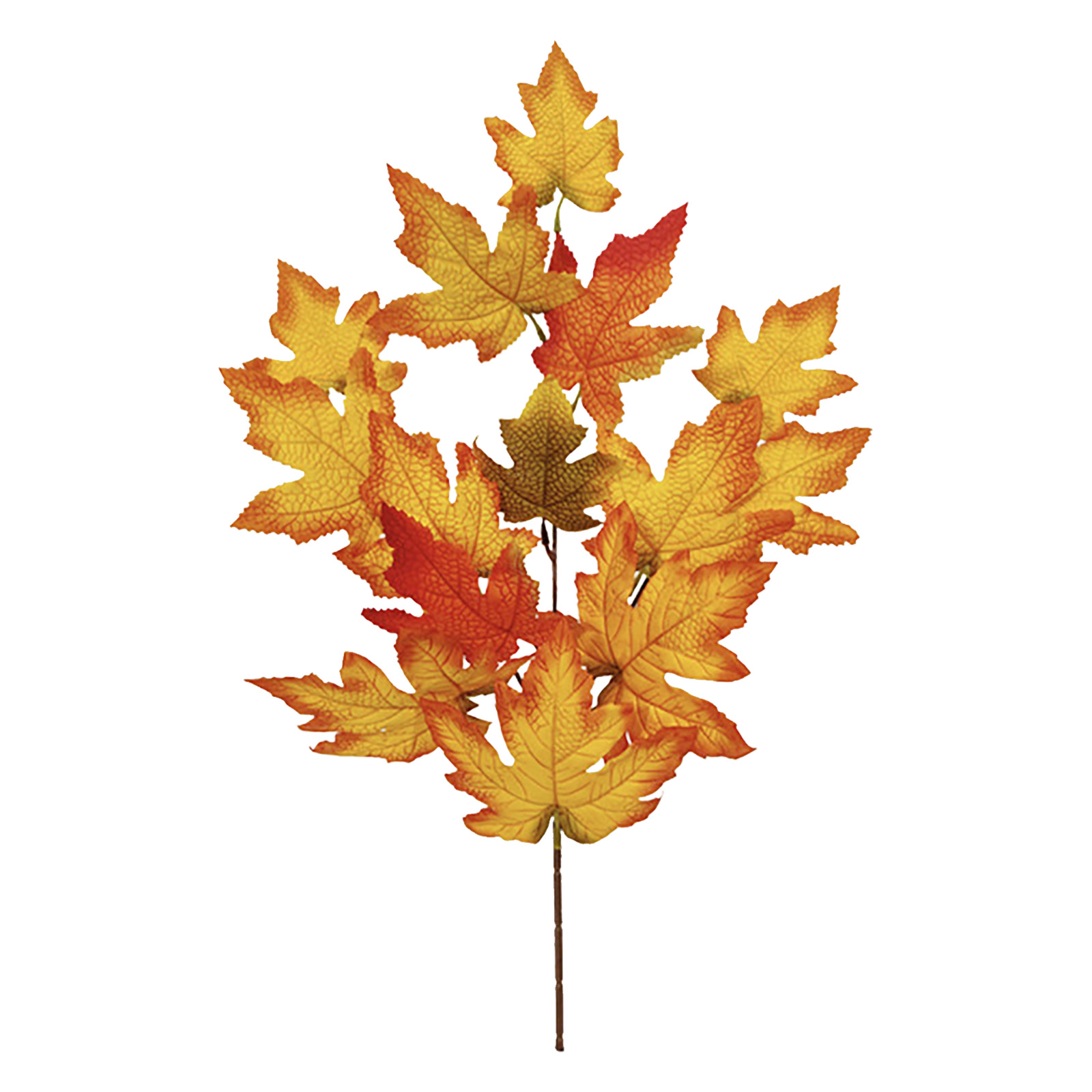Künstliche Zweige Mit Ahornblättern Im Herbststil, 60 X 35 Cm, Aus Kunststoff Und Dunkelrotem Stoff, Für Die Tischdekoration Im Landhausstil.