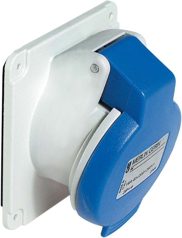 Schneider PratiKa 16A 5P Winkeleinschubsteckdose 400V IP44 - PKF16F435