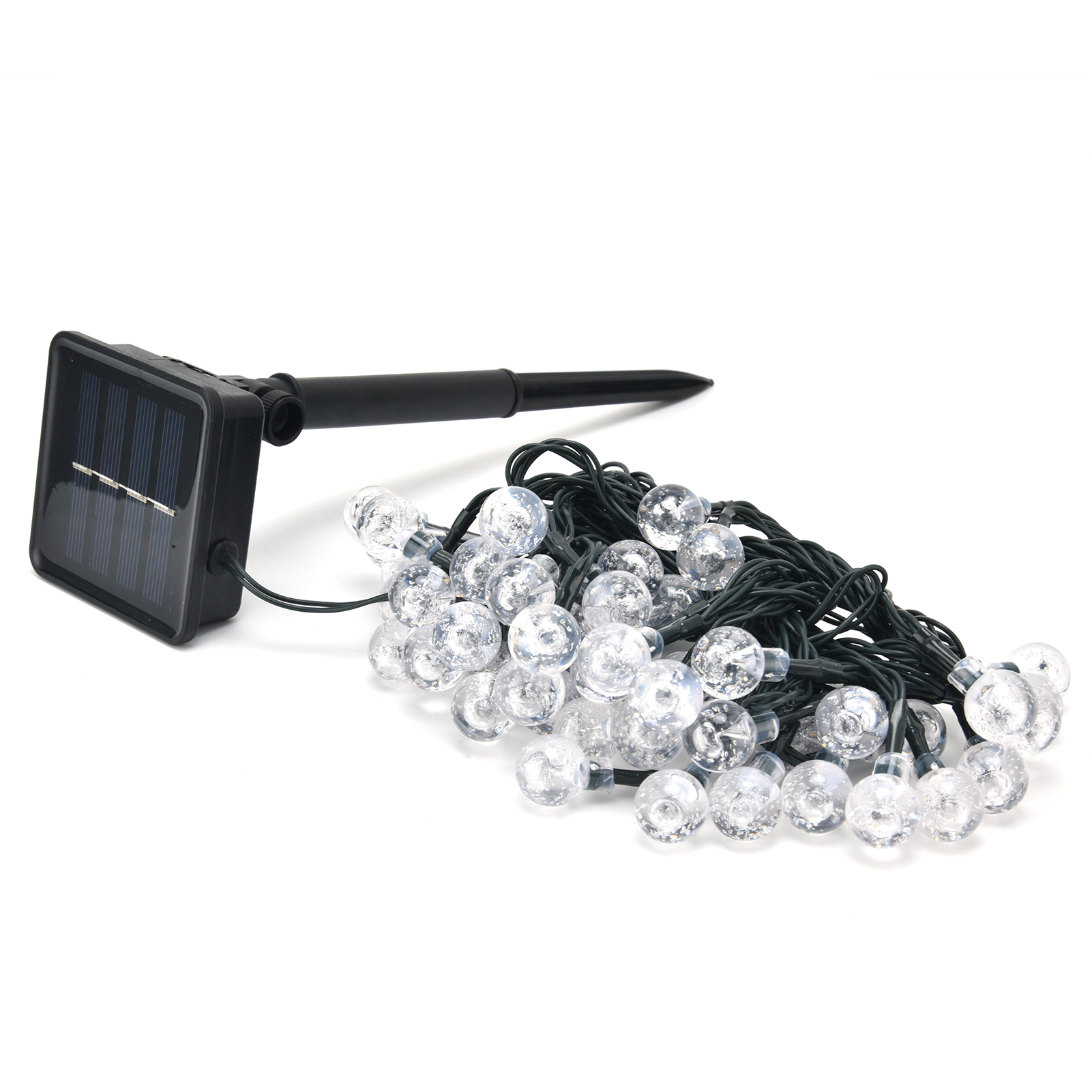9,5 M Lange Solar-lichterkette Mit 50 Leds Und 8 Beleuchtungsmodi Für Garten, Hochzeit Und Party