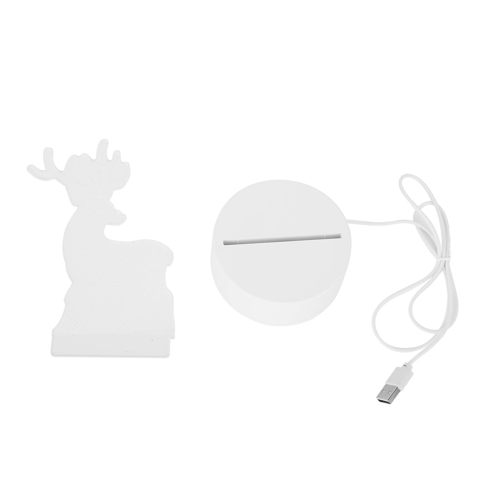 3d-hirsch-nachtlicht, Led-usb-tischlampe, Nachttischlampe Für Schlafzimmer, Halloween-weihnachtsgeschenk Für Kinder