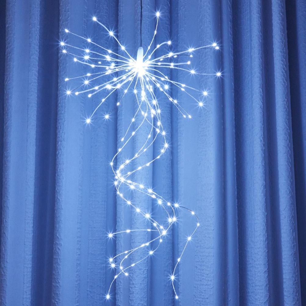 Ip65 Wasserdichte Led-lichterkette Aus Kupferdraht, Feuerwerksdekoration Mit Fernbedienung Für Garten, Hof Und Außenbereich