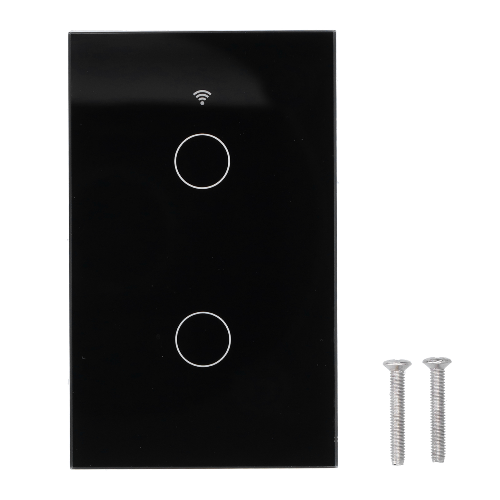Tuya 2-fach Touch-wandschalter Für Zigbee-sprach- Und Fernbedienungssteuerung, 100–240 V Wechselstrom