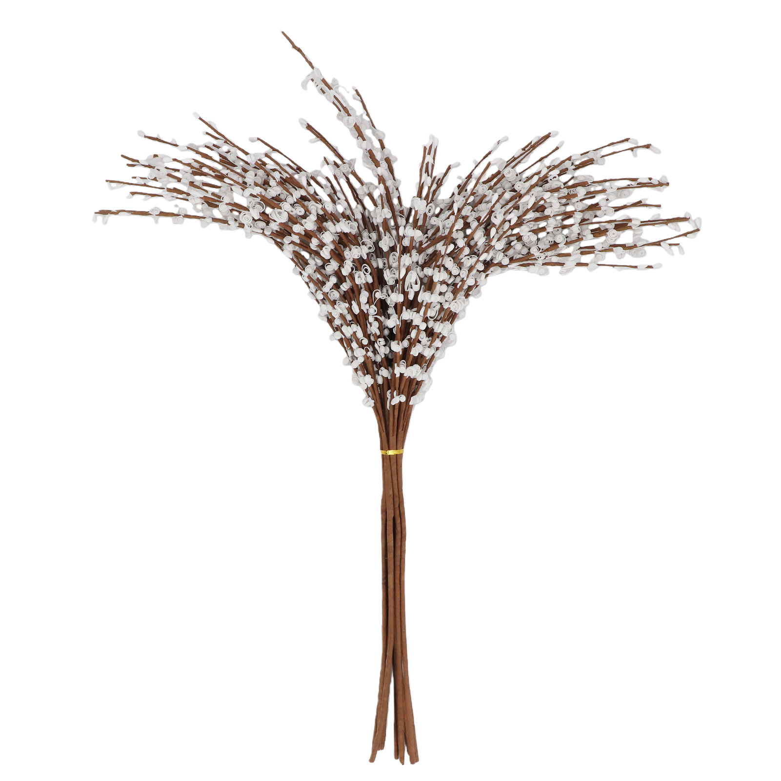 10 Künstliche Blumen, Hoher Zweig Mit Weißen Beeren, Aus Weißem Gips, 75 Cm, Blumendekoration Für Garten, Hochzeit, Party, Hotel, Restaurant, Terrasse