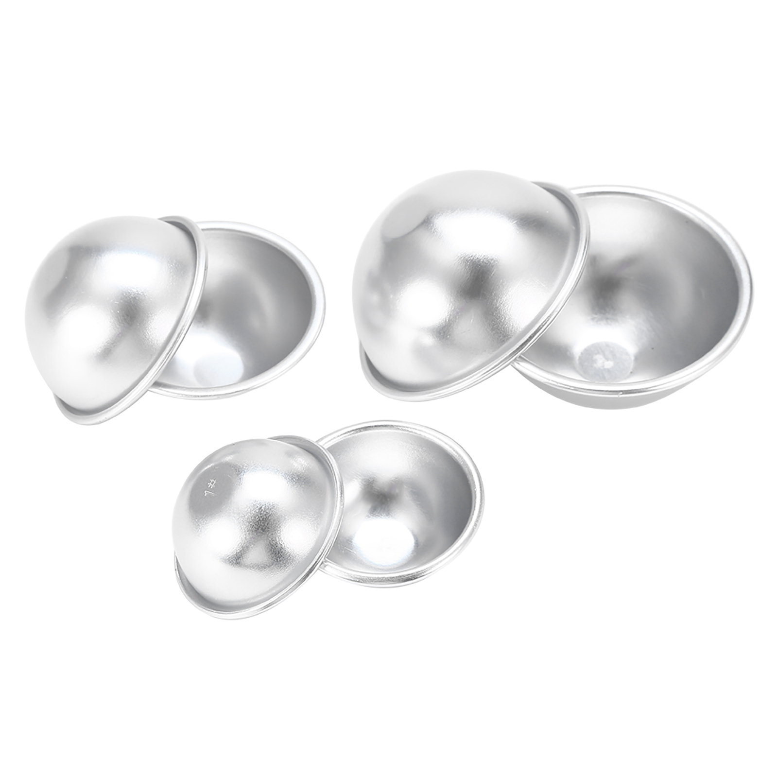 Handgefertigte Badebombenformen Aus Aluminiumlegierung, Diy-backzubehör, Brausemousse