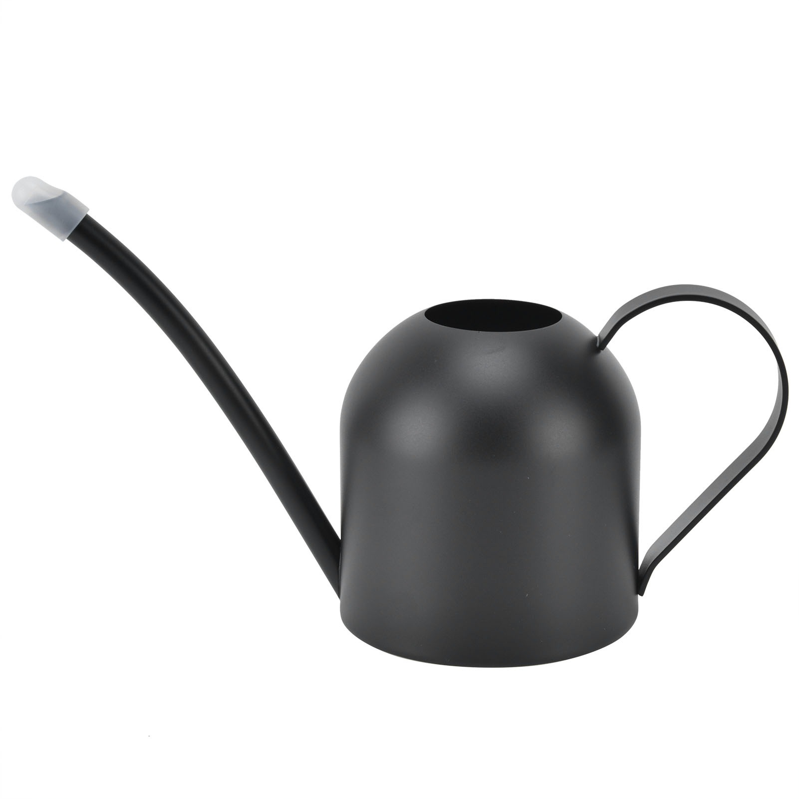 Schwarze Edelstahl-gießkanne (500 Ml) Mit Langem Ausguss Für Gartenarbeit, Topfpflanzen Und Blumen
