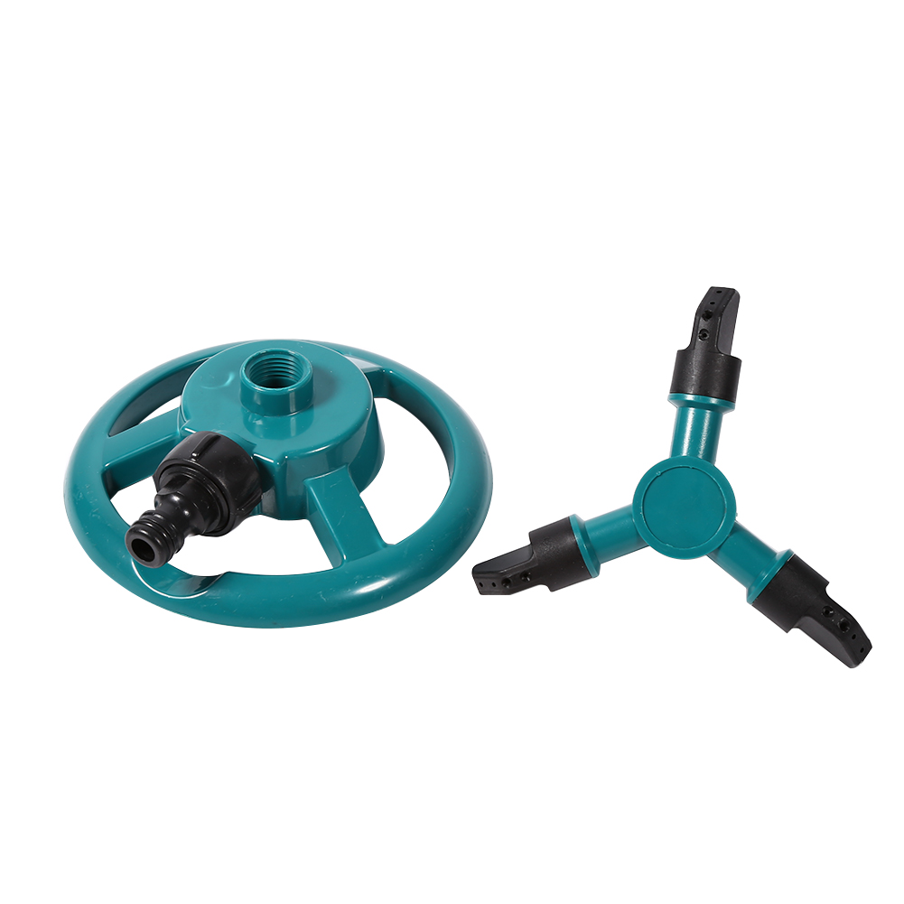 360° Drehbarer Regner Mit 3 Düsen, Gartenschlauch, Abs-bewässerungssystem, 15–16 Mm Durchmesser, 8–10 M Reichweite