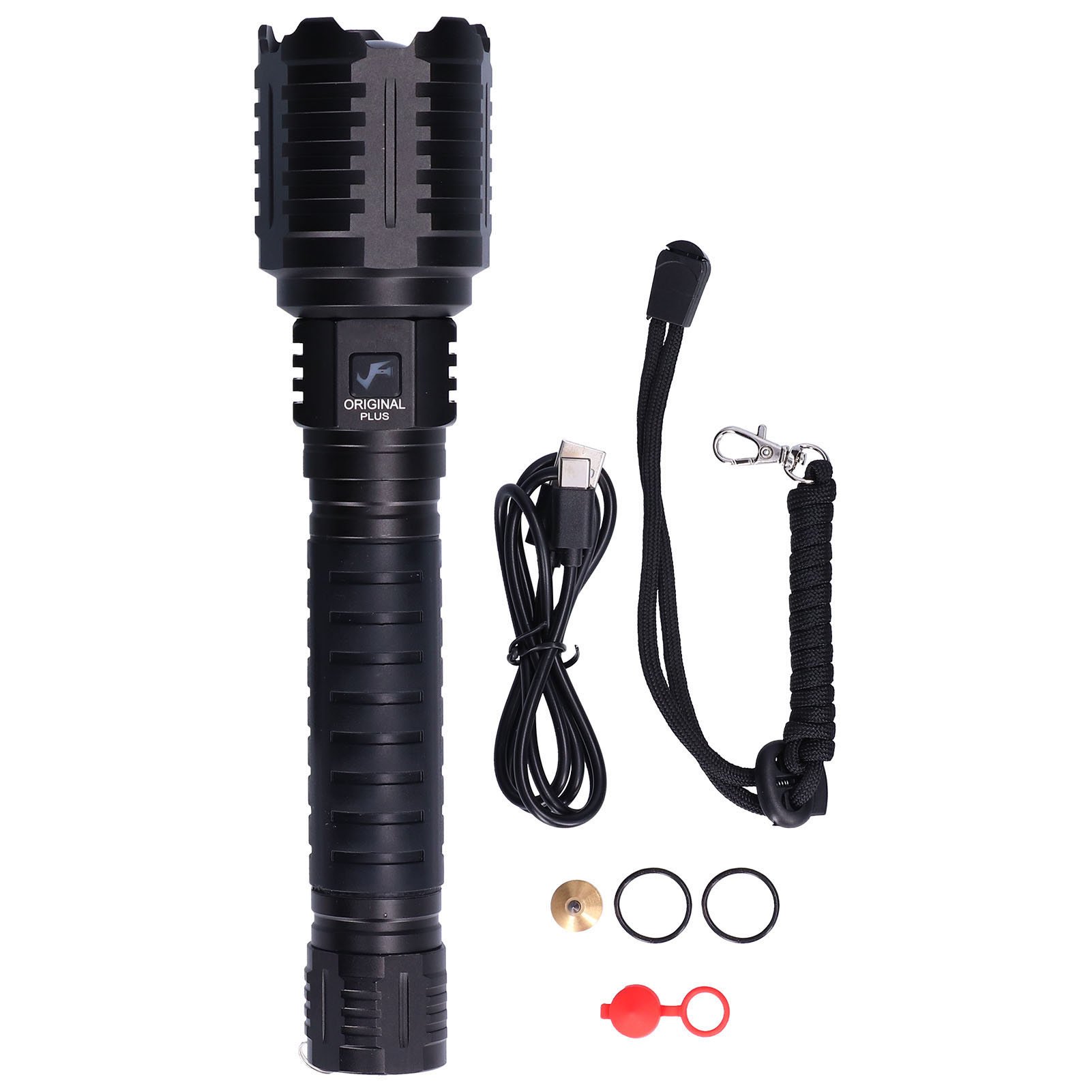 Xhp160 Led-taschenlampe Mit 16 Leds, Leistungsstark, Usb-ladefunktion, 8800 Lumen, Große Reichweite, Ideal Für Zuhause, Outdoor-aktivitäten, Reisen, Wandern Und Camping.