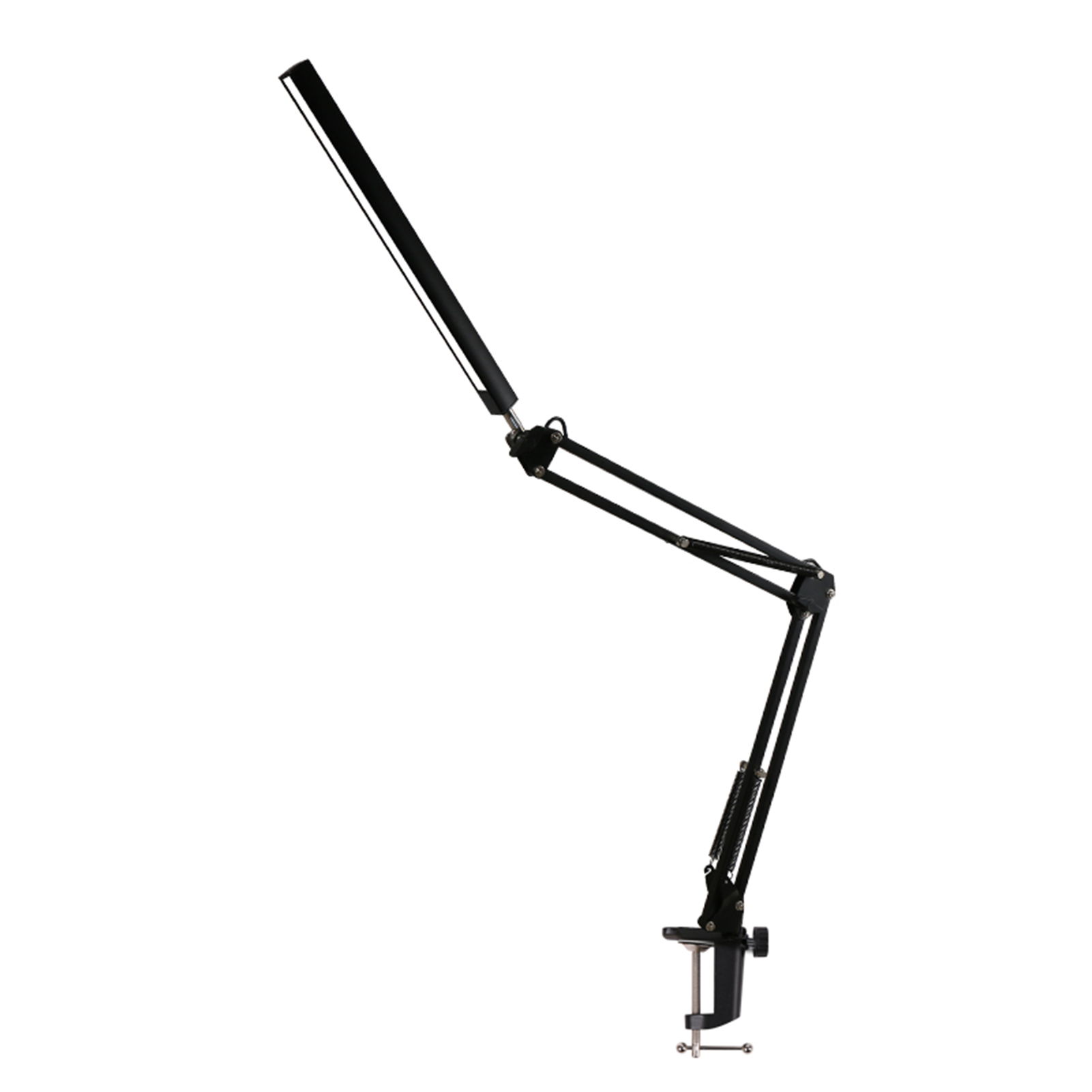 Verstellbare Led-schreibtischlampe Mit Klemme, 3 Farbmodi Und 10 Helligkeitsstufen, Memory-funktion, 360° Drehbarer Arm, Augenschonende Metallkonstruktion Für Das Homeoffice