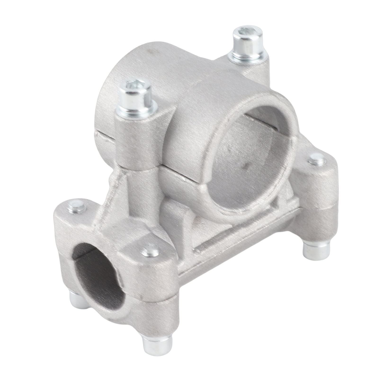 Silberne Aluminium-griffhalterung Für 26-mm-rohr Von Freischneidern/heckenscheren/rasentrimmern Mit Schraube