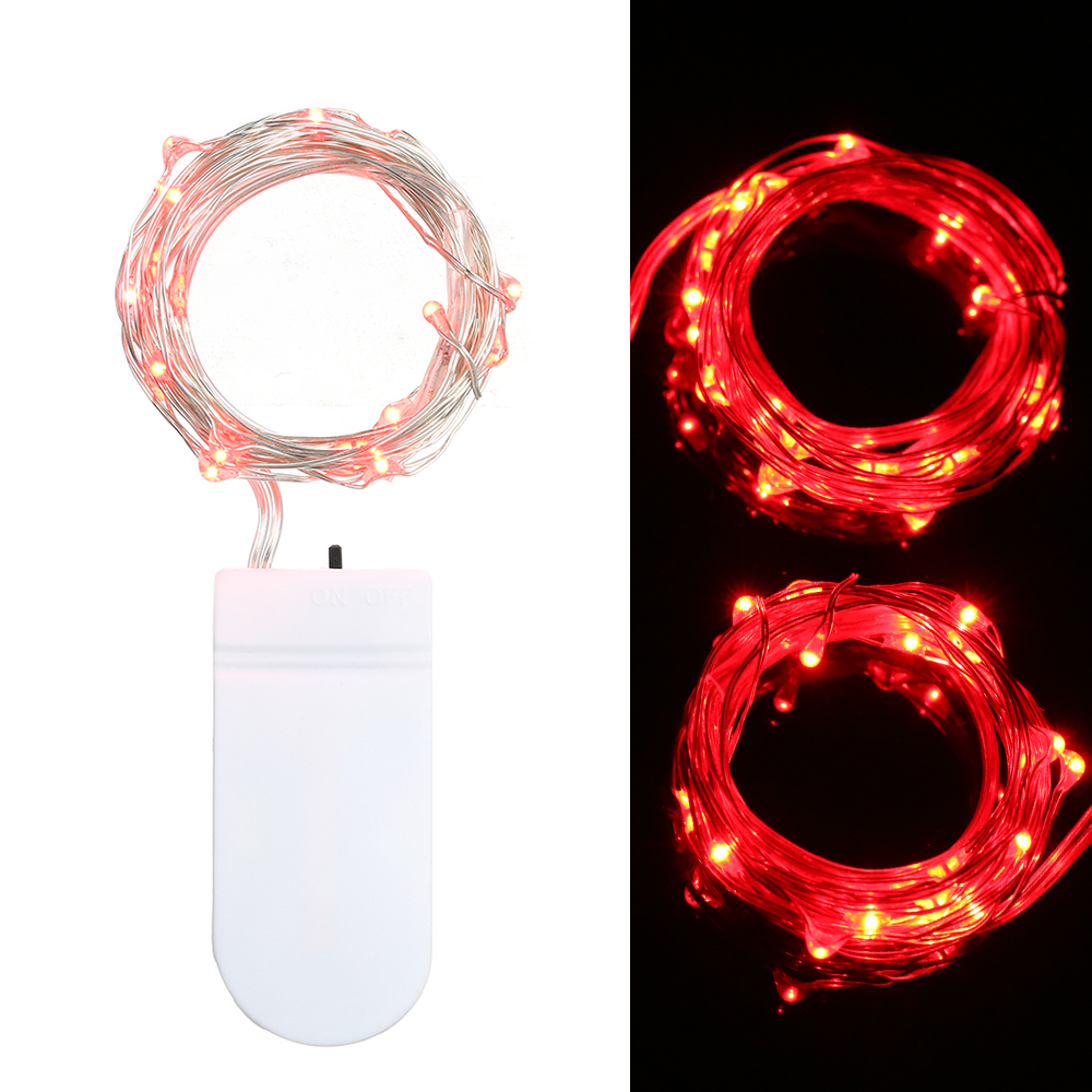 2 M Lange Lichterkette Mit 20 Leds, Flexibler Sternförmiger Kupferdraht, Schutzart Ip65, Batteriebetrieben, Für Weihnachts- Und Halloween-partydekorationen