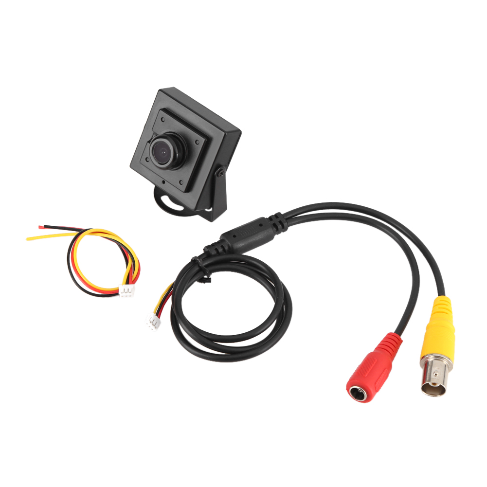 Mini-hd-überwachungskamera (700 Tv-linien) Mit 100°-weitwinkelobjektiv Und 2,1-mm-objektiv Für Den Innen- Und Außenbereich, Zu Hause Oder Im Büro.