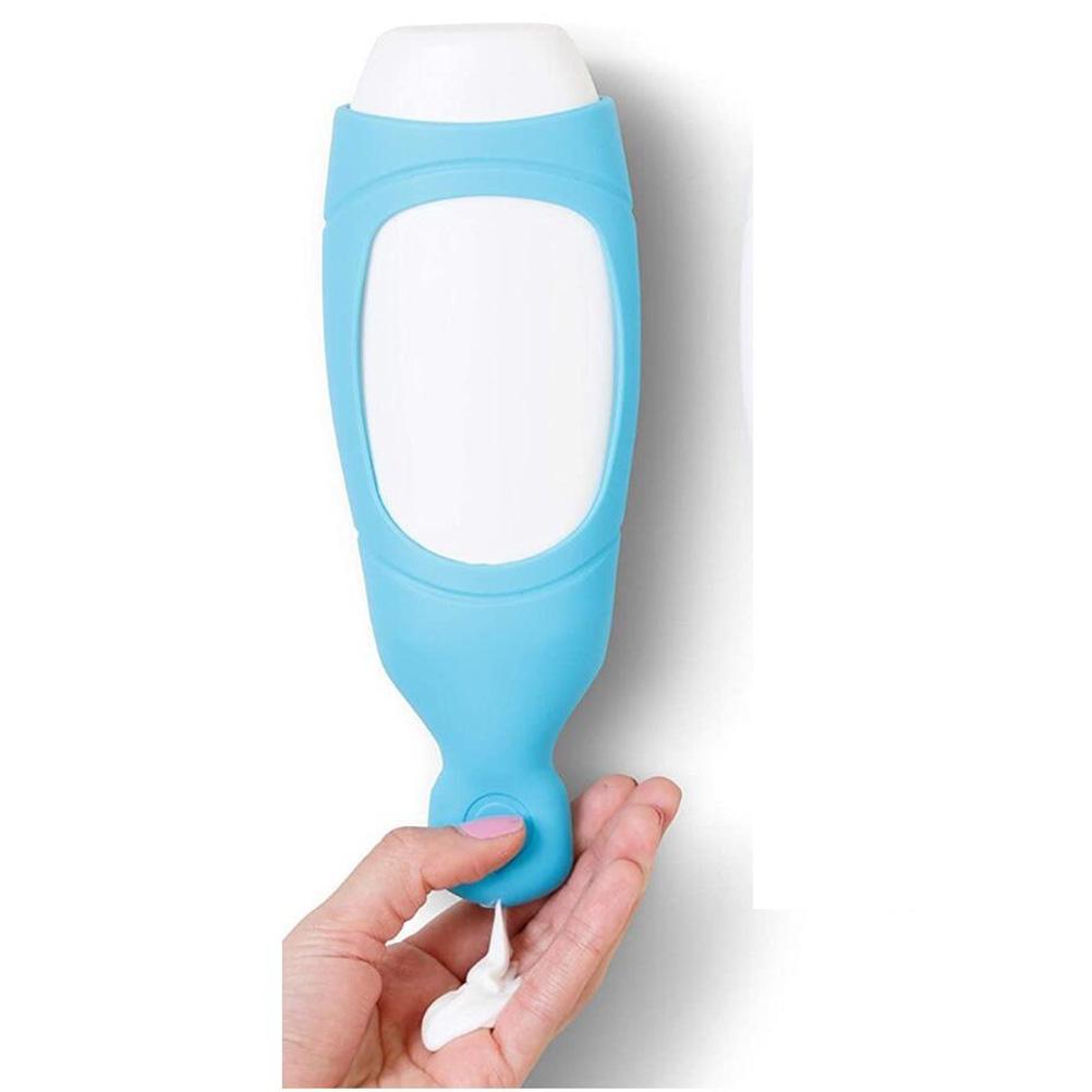 Silikonhülle Für Wand-duschspender, Pumpendeckel, Seife, Lotion, Körperpflege, Badezimmer, 20 X 8 X 1,5 Cm, Weiß/rot, 1 Oder 2 Stück