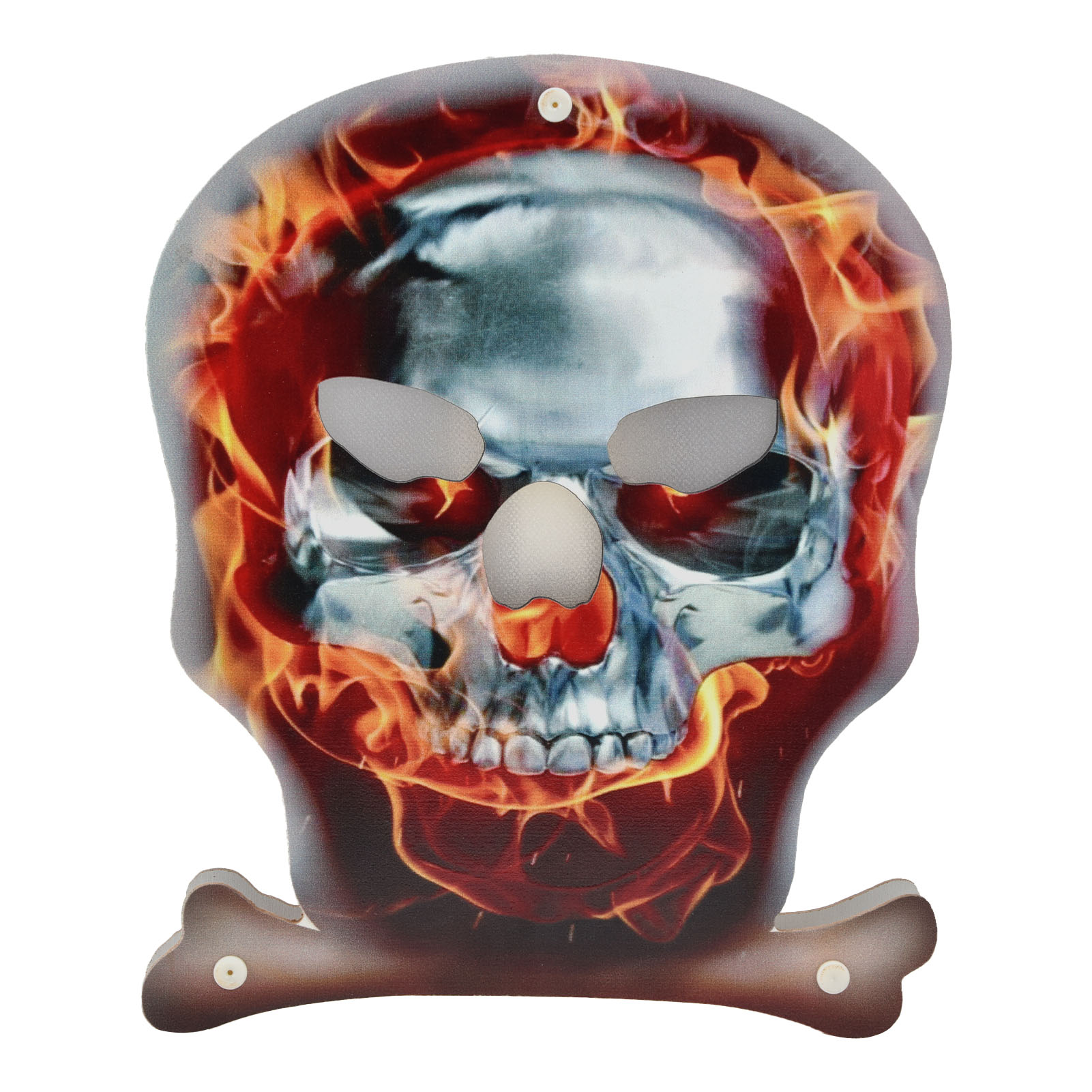 Tragbare, Preisgünstige Miniatur-lichterkette Mit Gruseligem Totenkopf-design Zur Halloween-dekoration