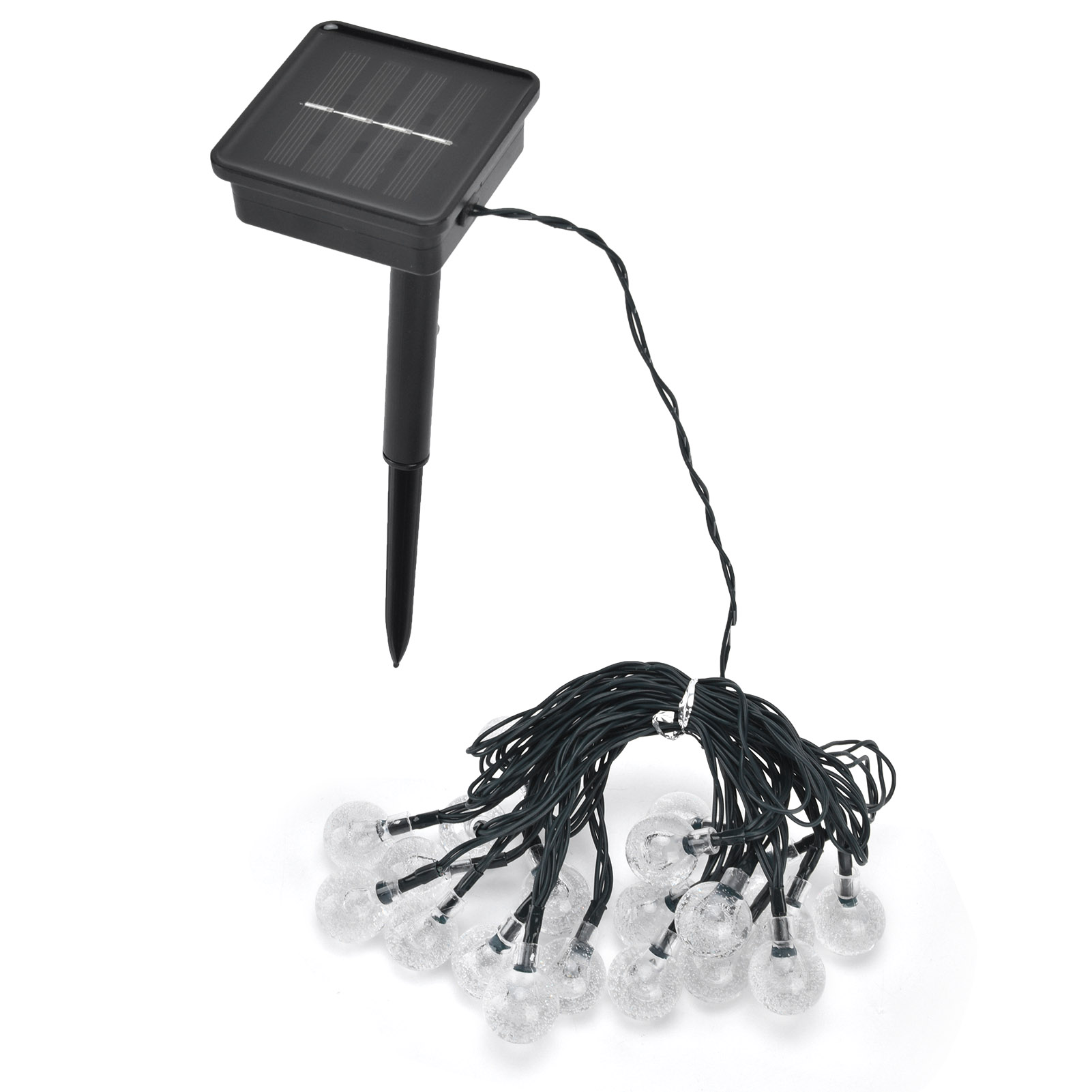 M Lange Solar-lichterkette Mit 20 Leds Für Die Außendekoration Mit 8 Beleuchtungsmodi Für Garten, Hof, Terrasse Und Partys