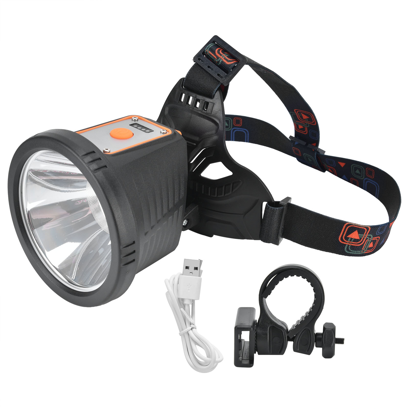 P50 2000lm Led-stirnlampe, Wasserdicht, Multifunktional, Usb-aufladbar Für Wandern Und Camping