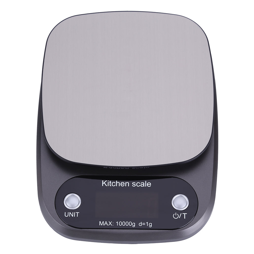 Digitale Küchenwaage Mit Lcd-display, Edelstahl, 10 Kg/1 G, Zum Backen Und Kochen
