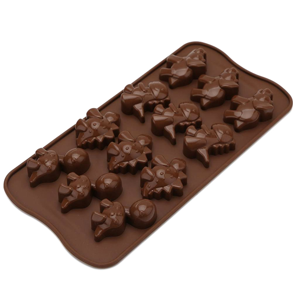 Set Mit 5 Silikonformen Mit Je 12 Mulden Für Schokolade Und Kekse, Küchenhelfer