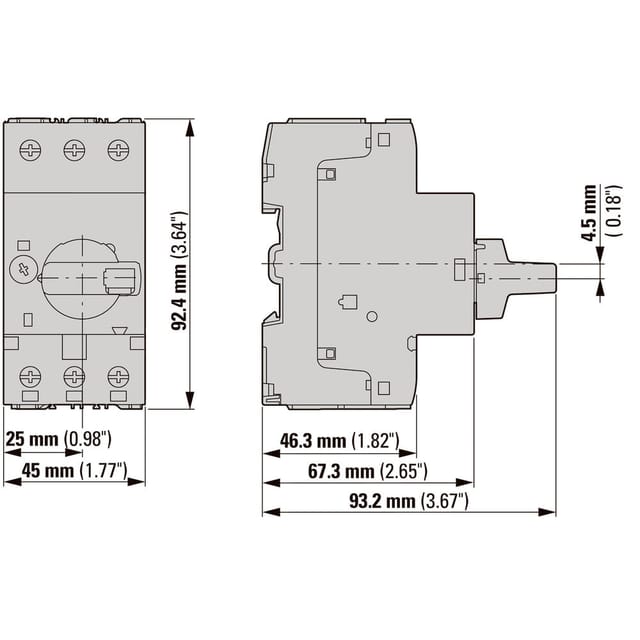 Eaton Pkm0 6.3A Motorschutzschalter - 072728