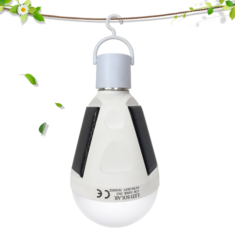 12w Smd5730 Solar-notleuchte Mit Led, Berührungsempfindlich, Ip65 Wasserdicht, Wiederaufladbare Tragbare Lampe Für Camping, Wandern, Angeln, Drinnen Und Draußen