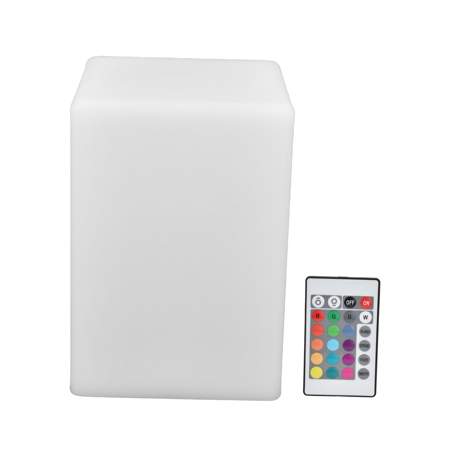 Rgbw-led-würfellampe Mit Fernbedienung, 16 Farben, 4 Modi, Für Schlaf- Und Wohnzimmer