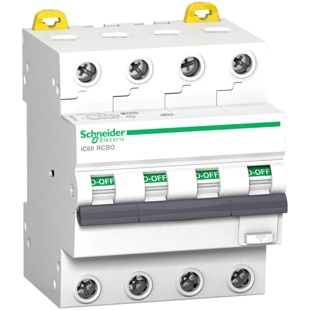 Schneider Electric Acti9 IC60 4P 32A RCBO Sicherungsautomat - A9D77432