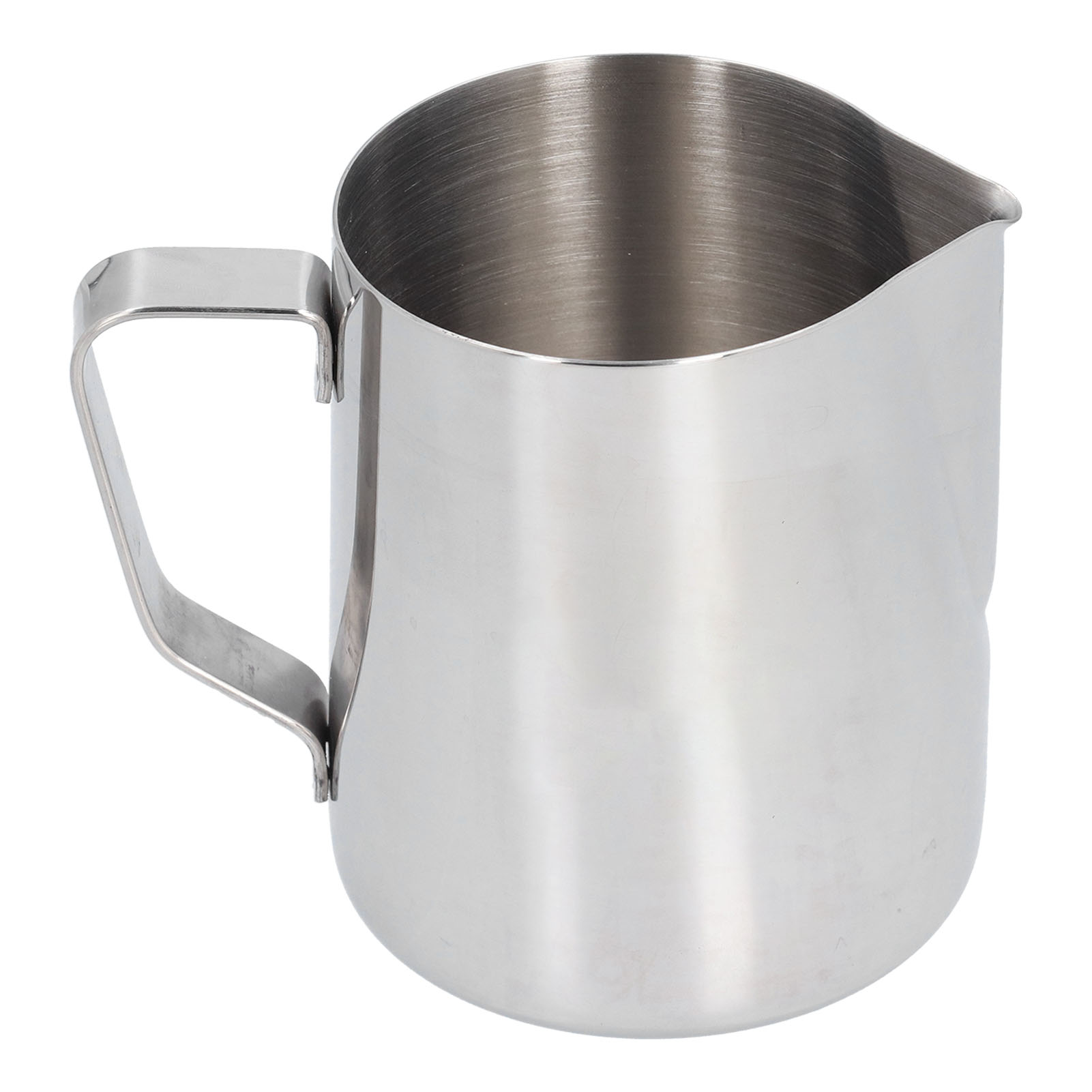 Milchaufschäumkännchen Aus Edelstahl 304 Mit Innenskala Und Spitzem Ausguss Für Den Hausgebrauch, 350 Ml (ohne Etikett)