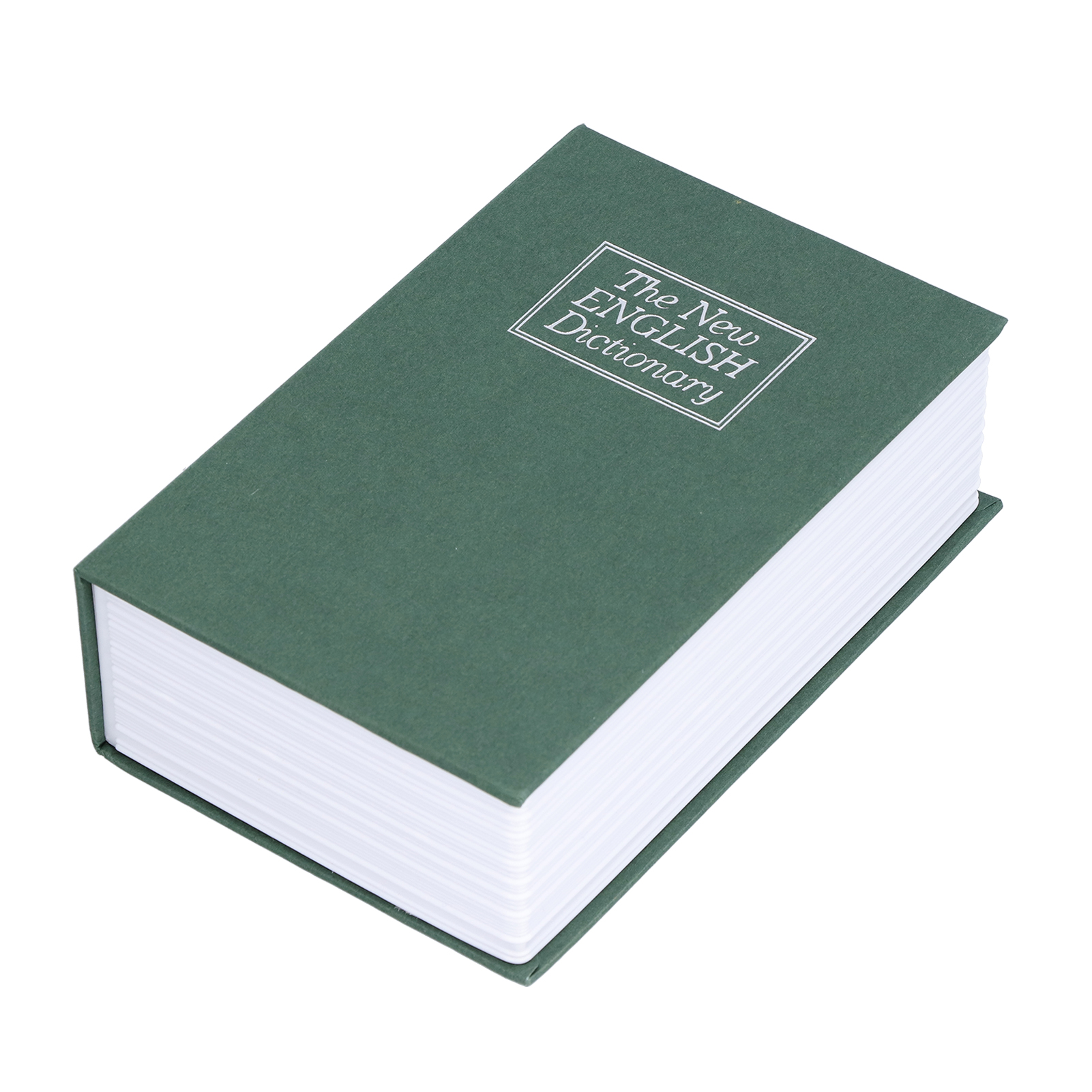 Geheimer Buchsafe In Wörterbuchform, Diskreter Edelstahl-safe, Grün, 18 X 11,6 X 5,5 Cm, Für Zuhause, Büro Und Reisen