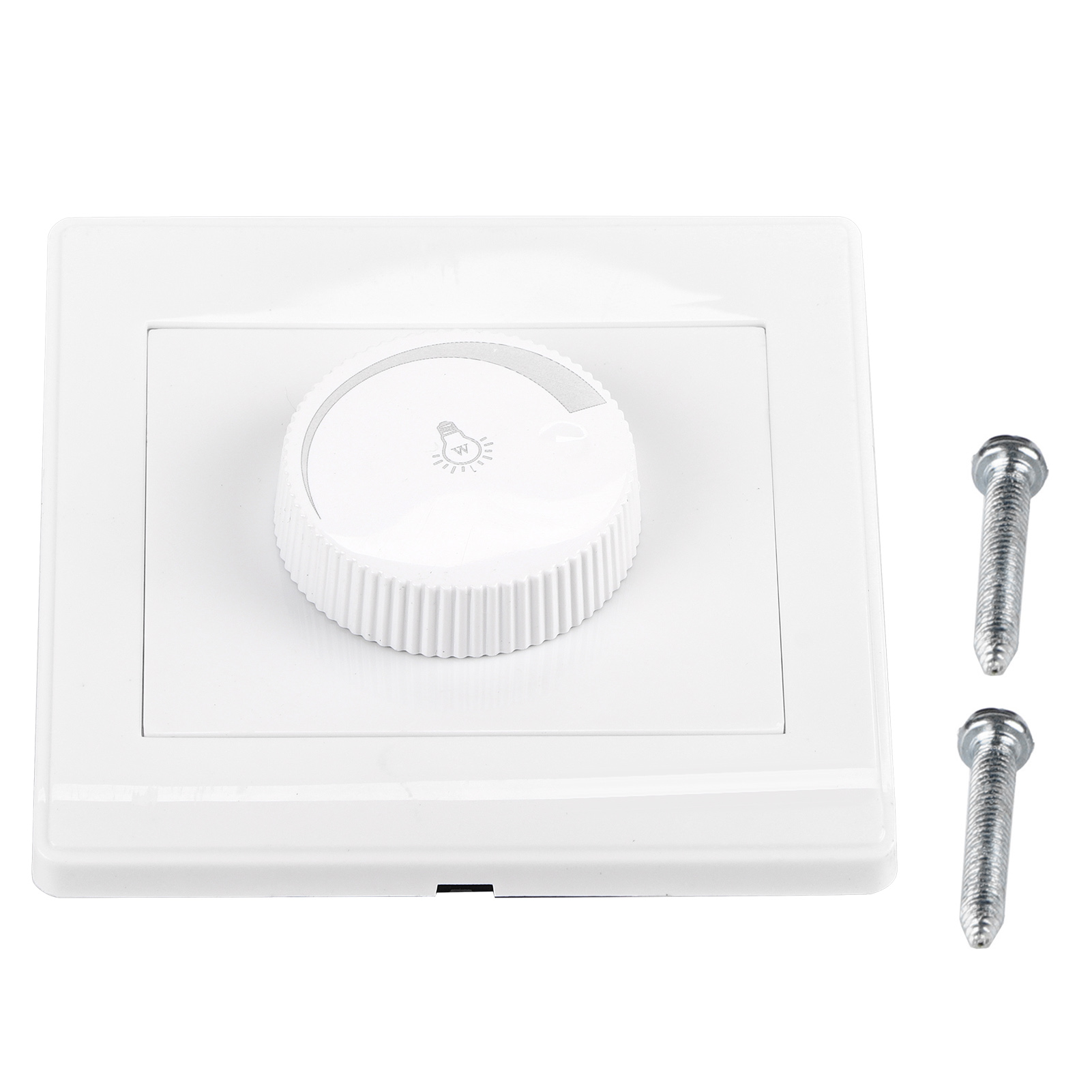 Stück Drehdimmer Für Glühlampen, Weißer Kunststoff, 150–250 V, 50–60 Hz, Max. 150 W, Wandmontage, Praktisch