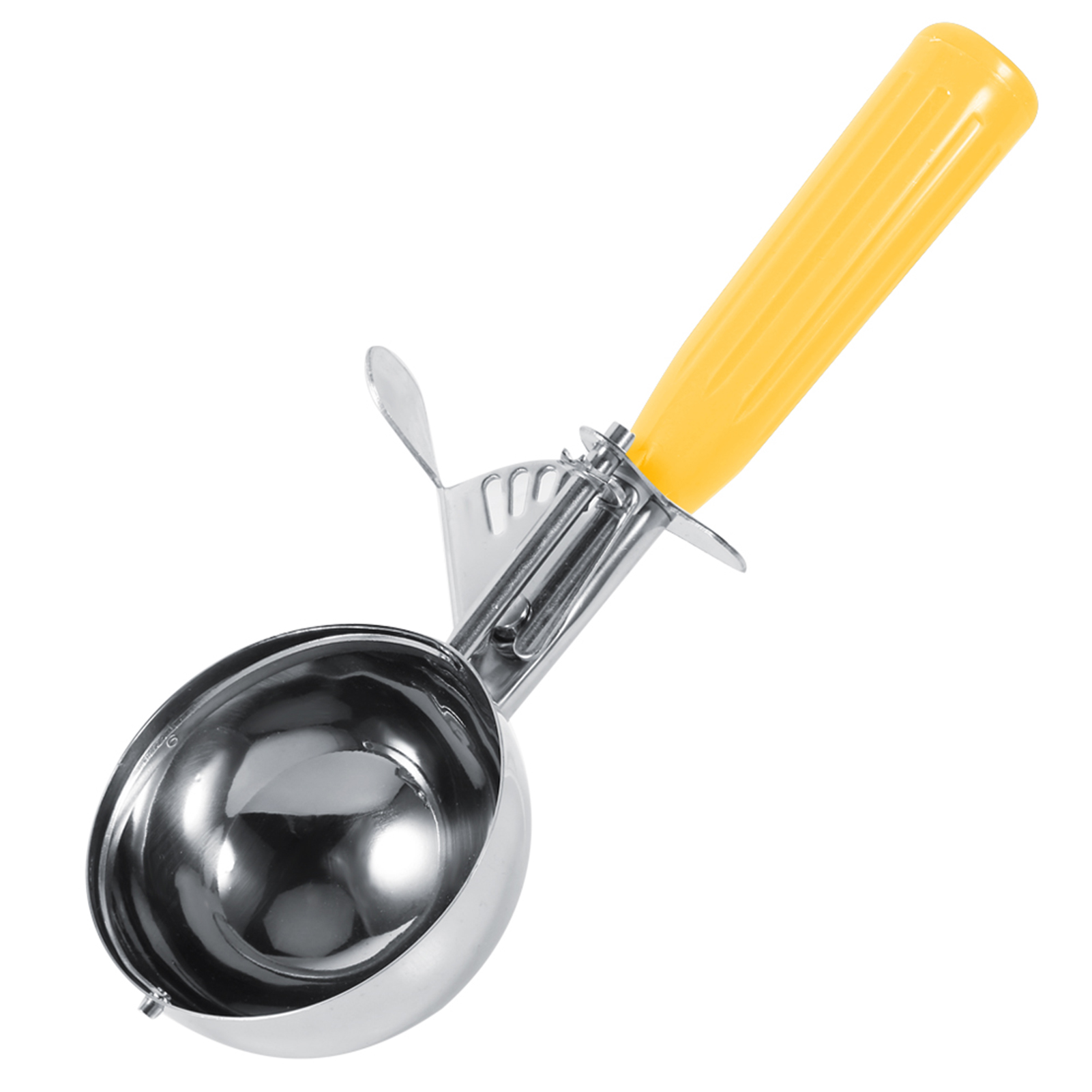 Praktischer Eis- Und Obstlöffel Aus Edelstahl Mit Kunststoffgriff, Küchenutensil (5,5 Cm)