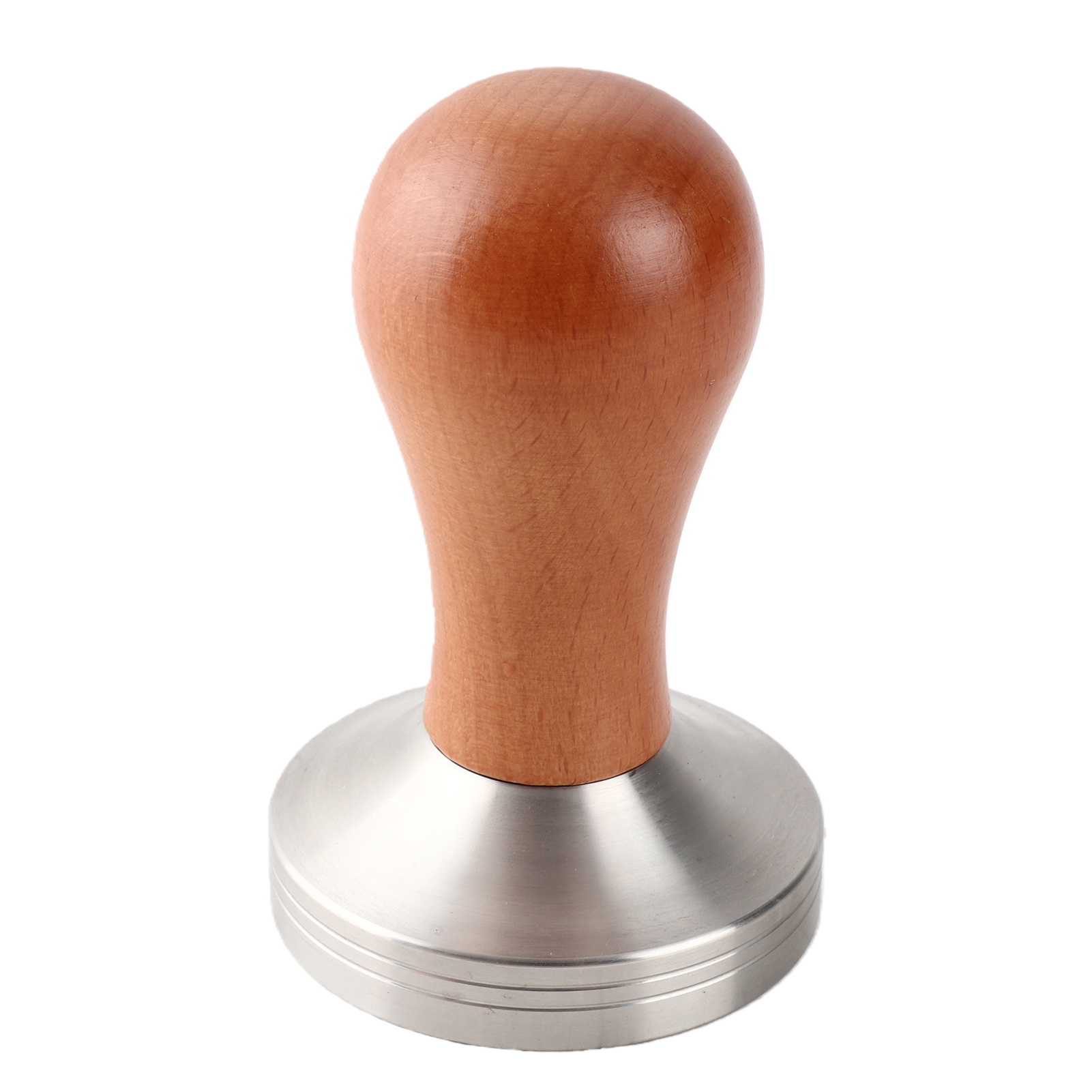 Espressowaage Aus Holz Und Edelstahl Mit Flacher Basis (58 Mm)