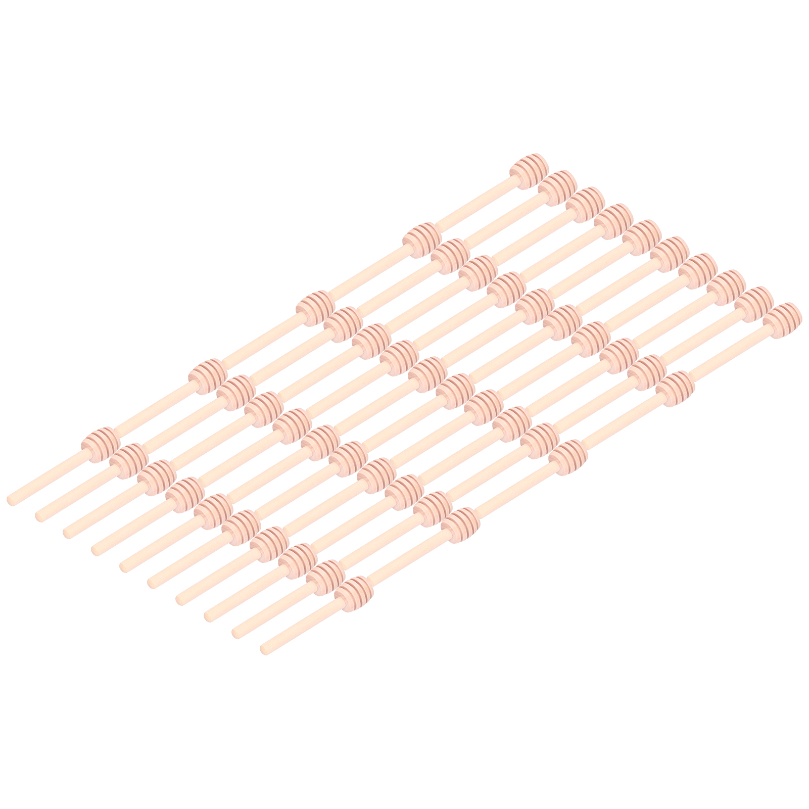 Set Mit 100 Hölzernen Honiglöffeln Zum Umrühren Von Honig, 8 Cm, Für Hochzeiten, Partys, Küchen Und Restaurants.
