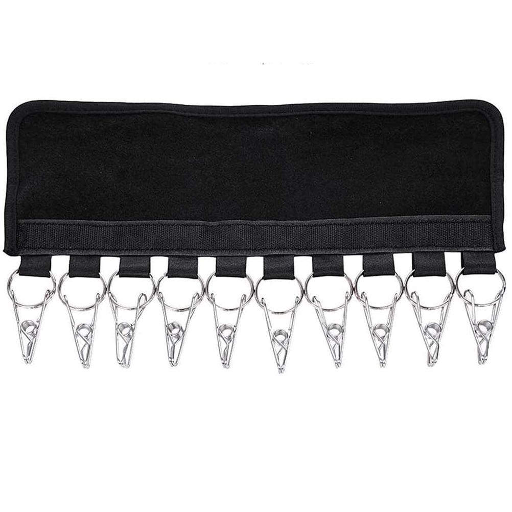 Hutaufbewahrung Für Faltbare Kleiderbügel, Garderobenorganizer Mit 10 Clips Für Baseballkappen Und Accessoires
