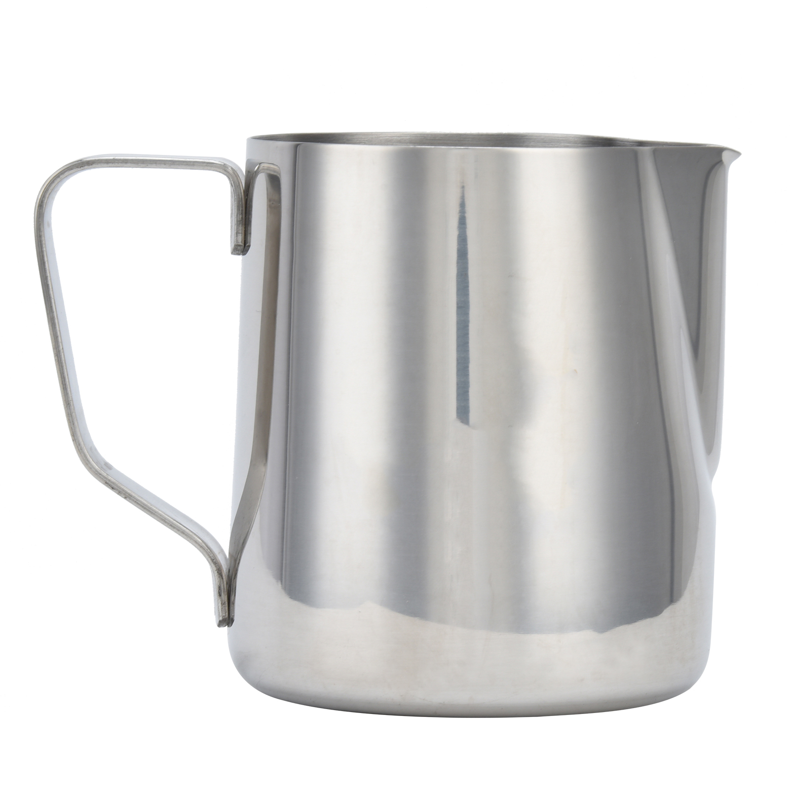 Milchaufschäumer Aus Edelstahl 304 Mit Innenskala Und Spitzem Ausguss Zum Aufschäumen Von Selbstgemachter Milch, 350 Ml