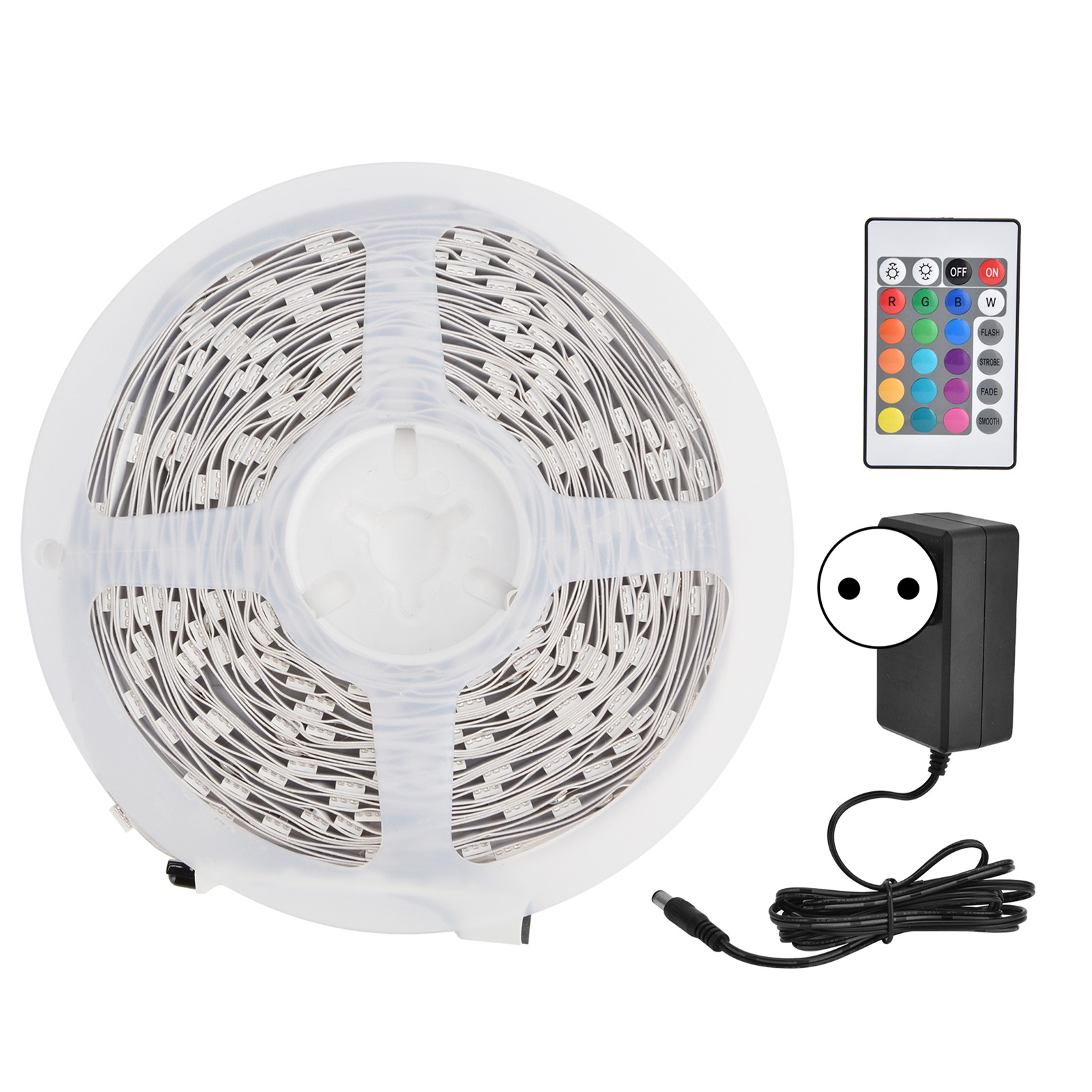10 M Rgb-led-streifen-set Mit Bluetooth, 24-tasten-app-steuerung Für Den Heimgebrauch, Eu-stecker 100–240 V