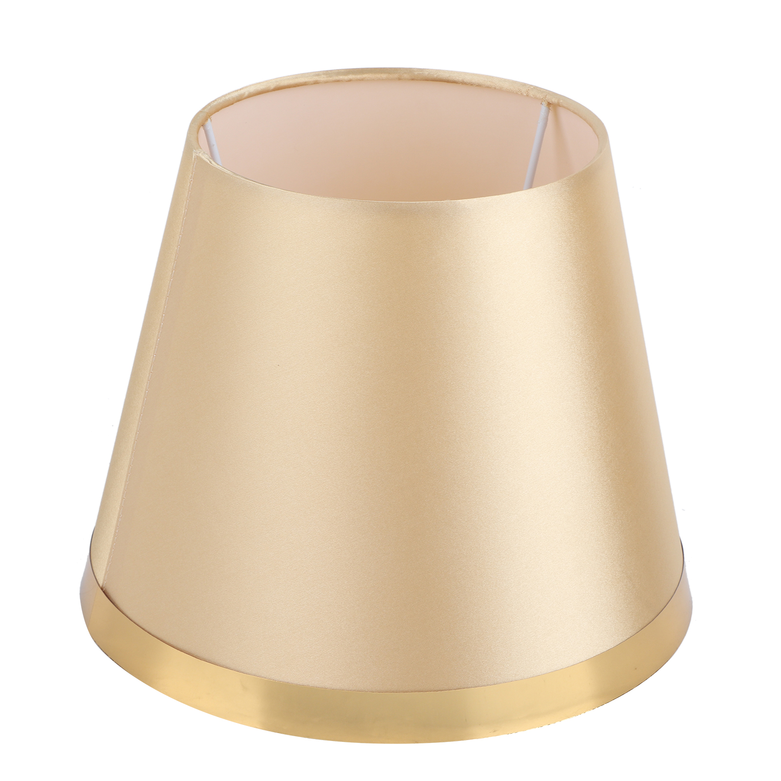 Moderner Lampenschirm Im Europäischen Stil Aus Stoff Für Tisch-/stehlampe E27 Px128, Gold