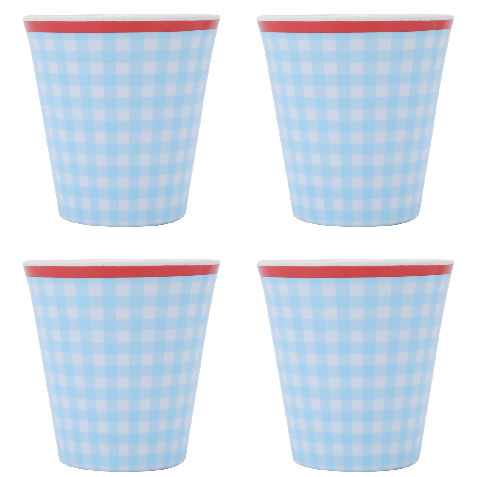 Set Mit 4 Melaminbechern, Porzellanimitation, Originelle Trinkbecher Für Zuhause, Schule Und Restaurant