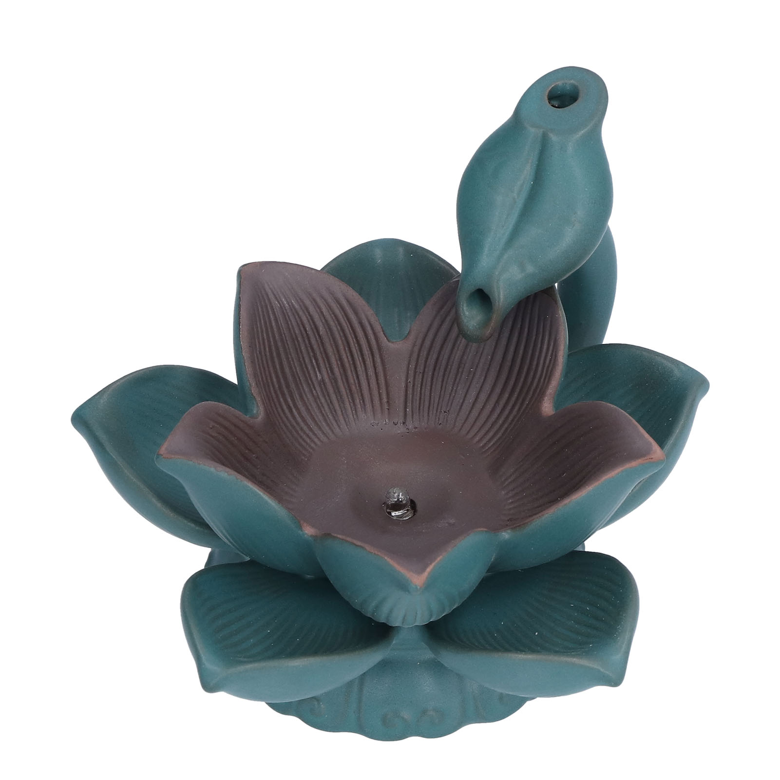 Räuchergefäß In Form Einer Lotusblume Mit Wasserfall-effekt Und 7-farbiger Led-beleuchtung, Tischdekoration Für Zuhause Und Büro