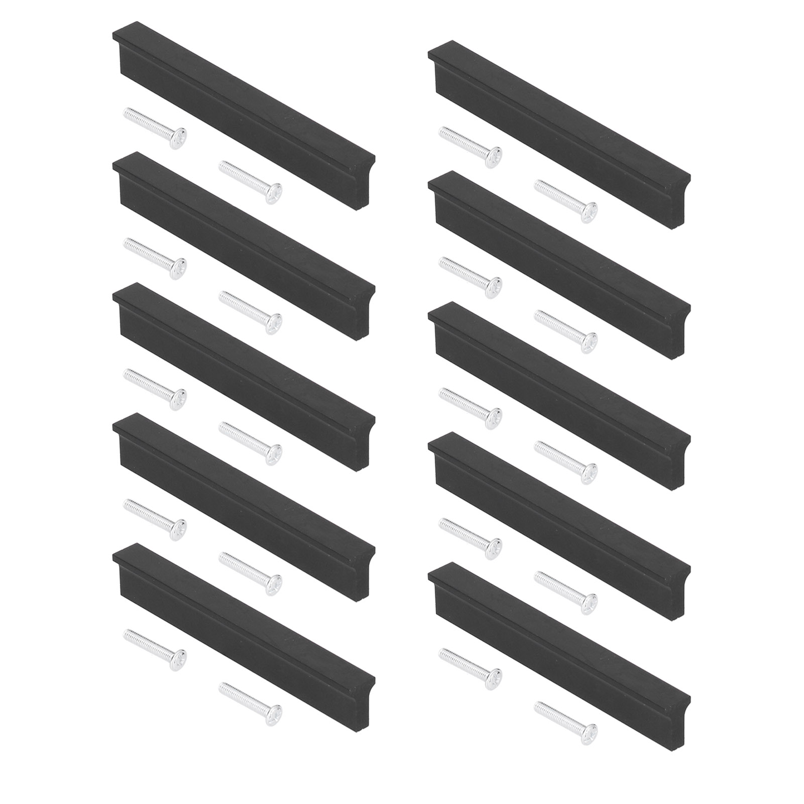 10 Wunderschöne Und Elegante, Moderne Minimalistische Möbelgriffe Aus Zinklegierung Im Europäischen Stil Für Schubladen, Schränke Und Schiebetüren, Inklusive Schrauben