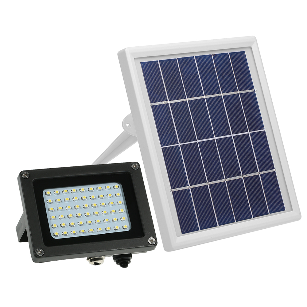 54-led-solarpanel-flutlicht, Ip65 Wasserdichte Außenbeleuchtung Mit Halterung Für Haus, Garten Und Rasen