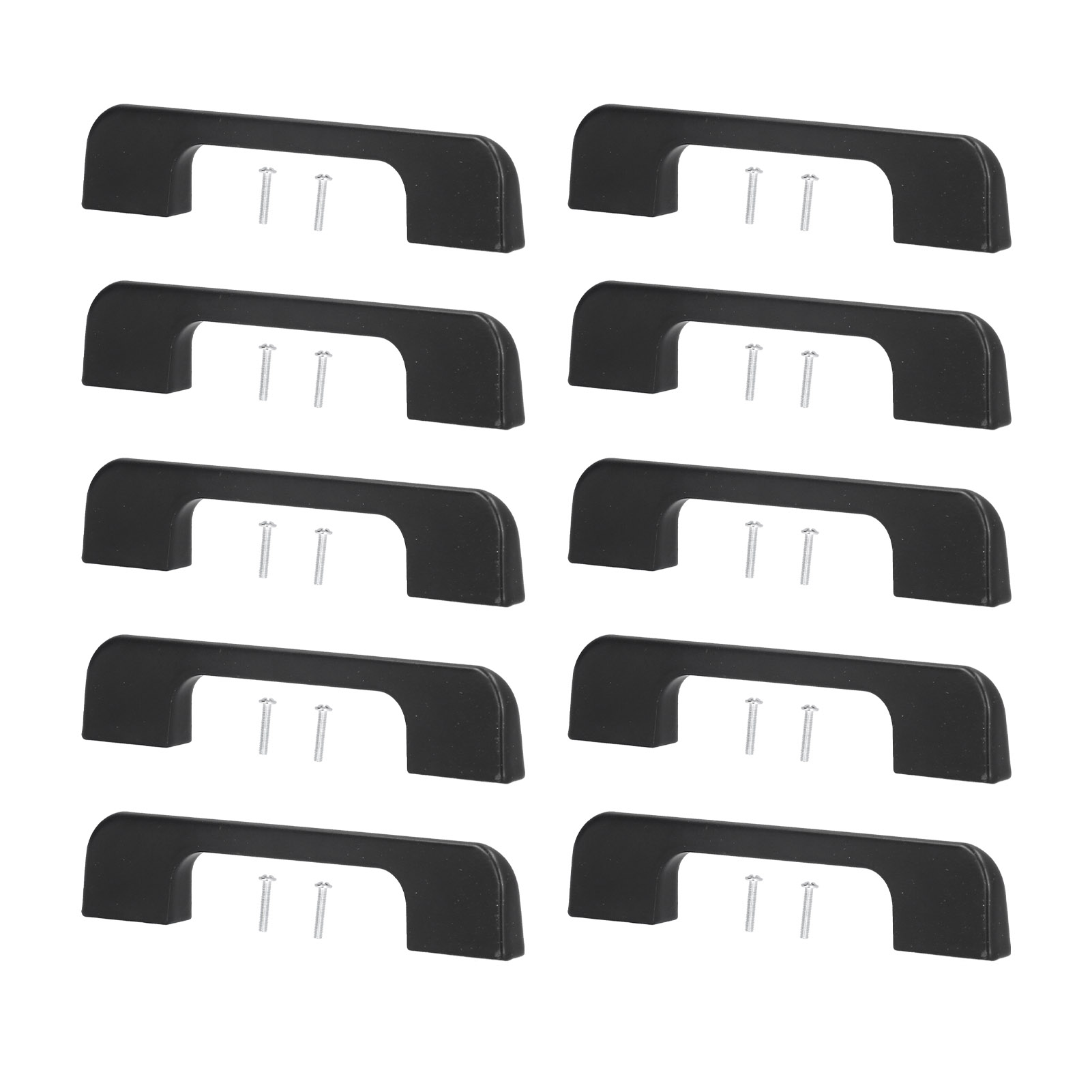 10 Schubladengriffe Aus Zinklegierung, Hohe Belastbarkeit, Modernes Minimalistisches Design, Inklusive Schrauben Für Kleiderschrank, Schrank, Tür Und Fenster