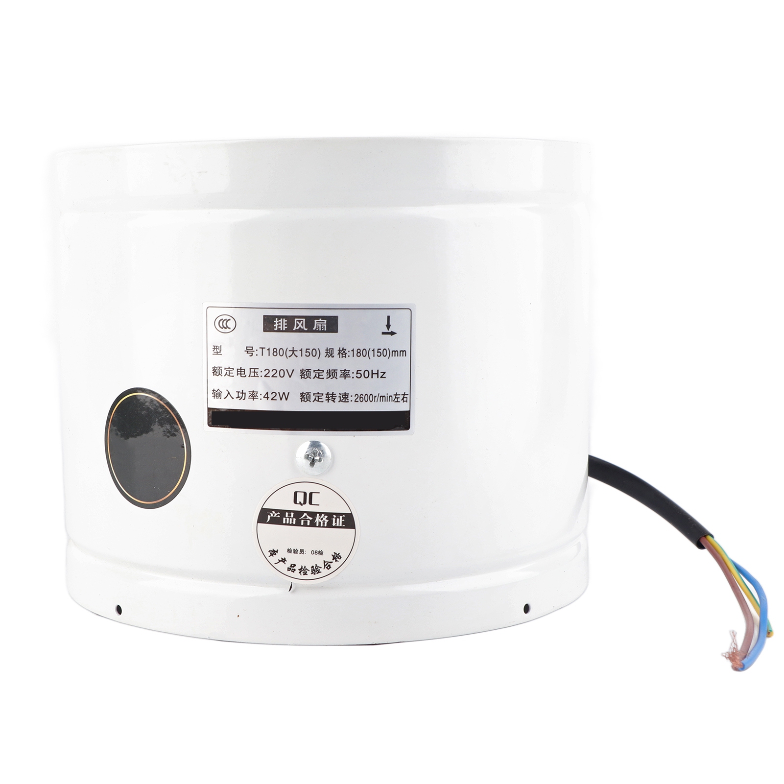 42w 220v Geräuscharmer Wandlüfter Für Bad, Küche, Garage, Wohnraumlüftung