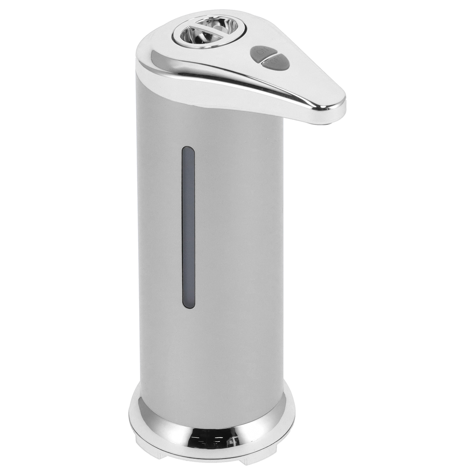 Automatischer, Berührungsloser Flüssigseifenspender Mit Infrarotsensor, 250 Ml, Für Das Badezimmer Zu Hause, Silber